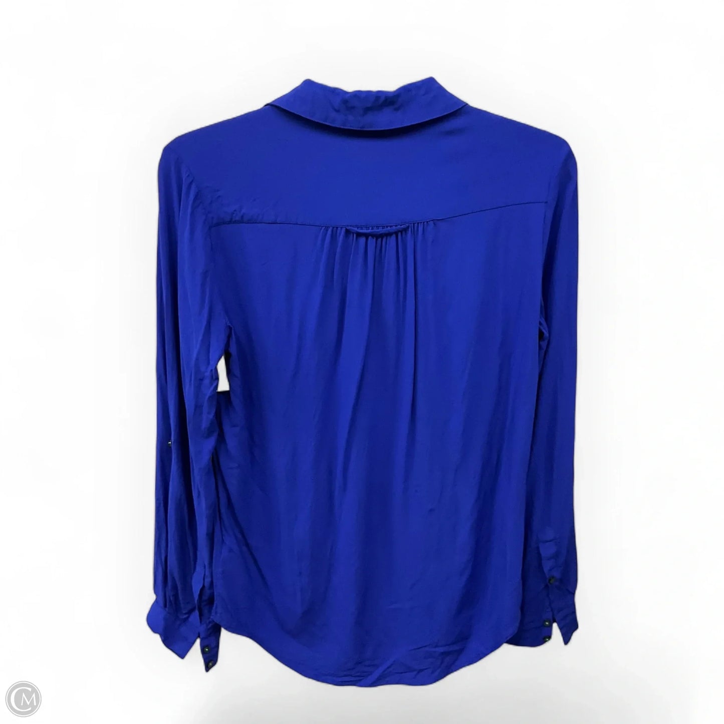 Blouse Long Sleeve By Maeve In Blue, Size: Xs