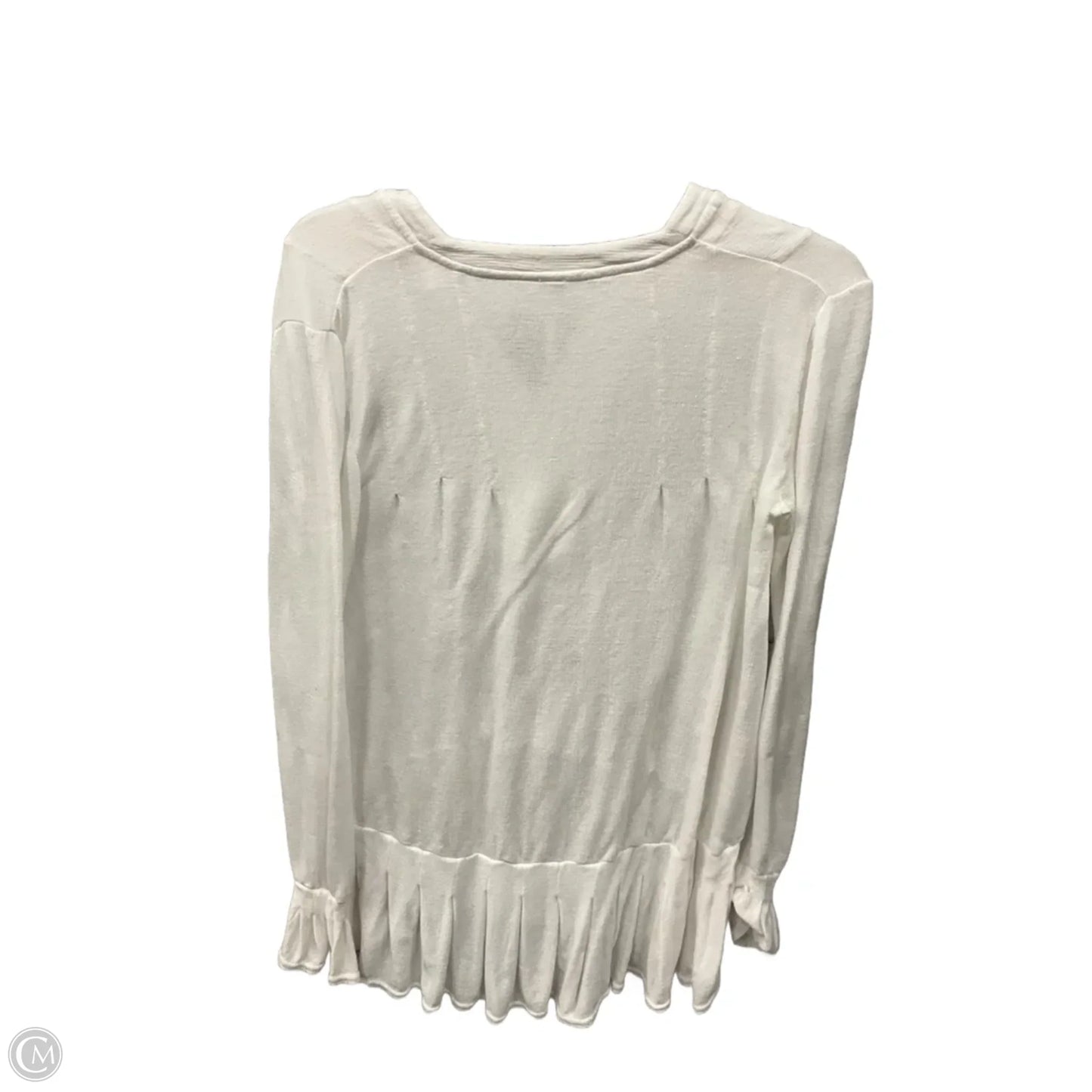 Top Long Sleeve By Free People In White, Size: Xs