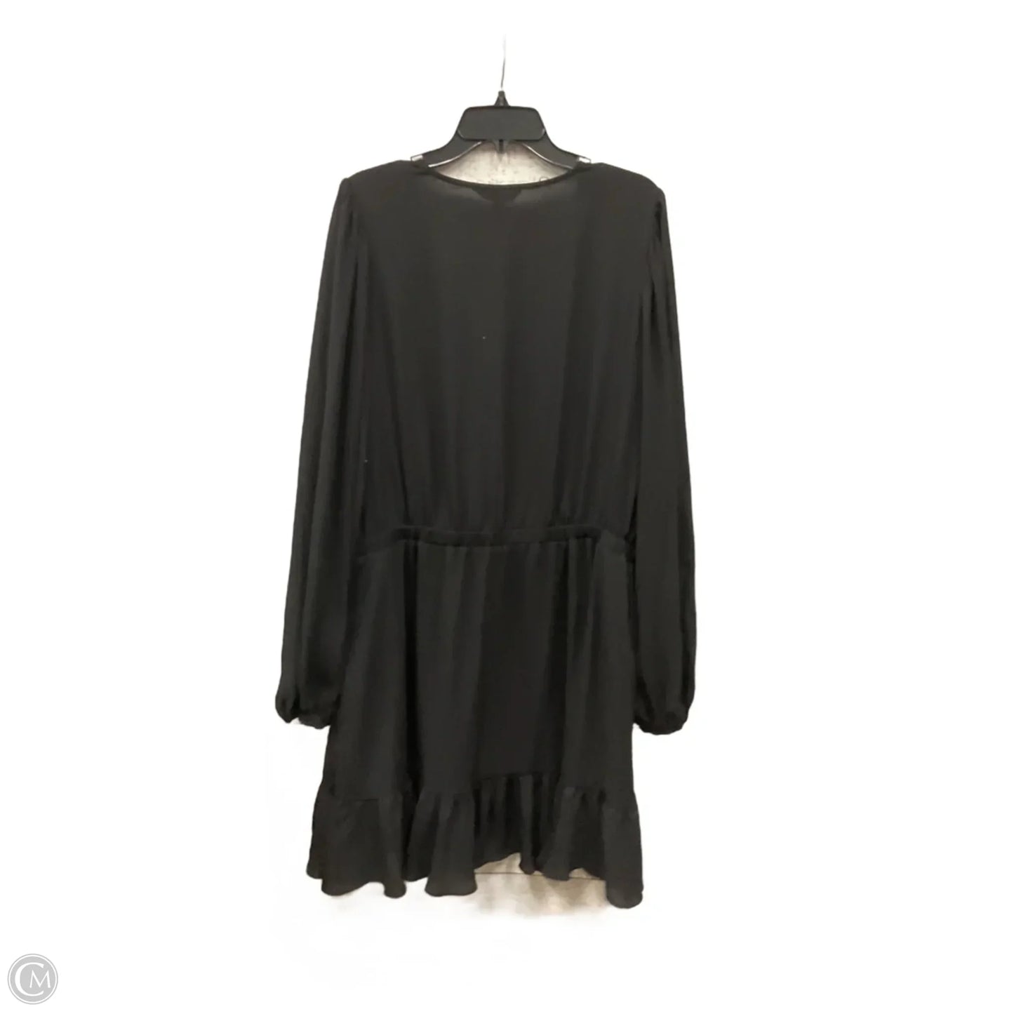 Dress Casual Midi By Banana Republic In Black, Size: Xl