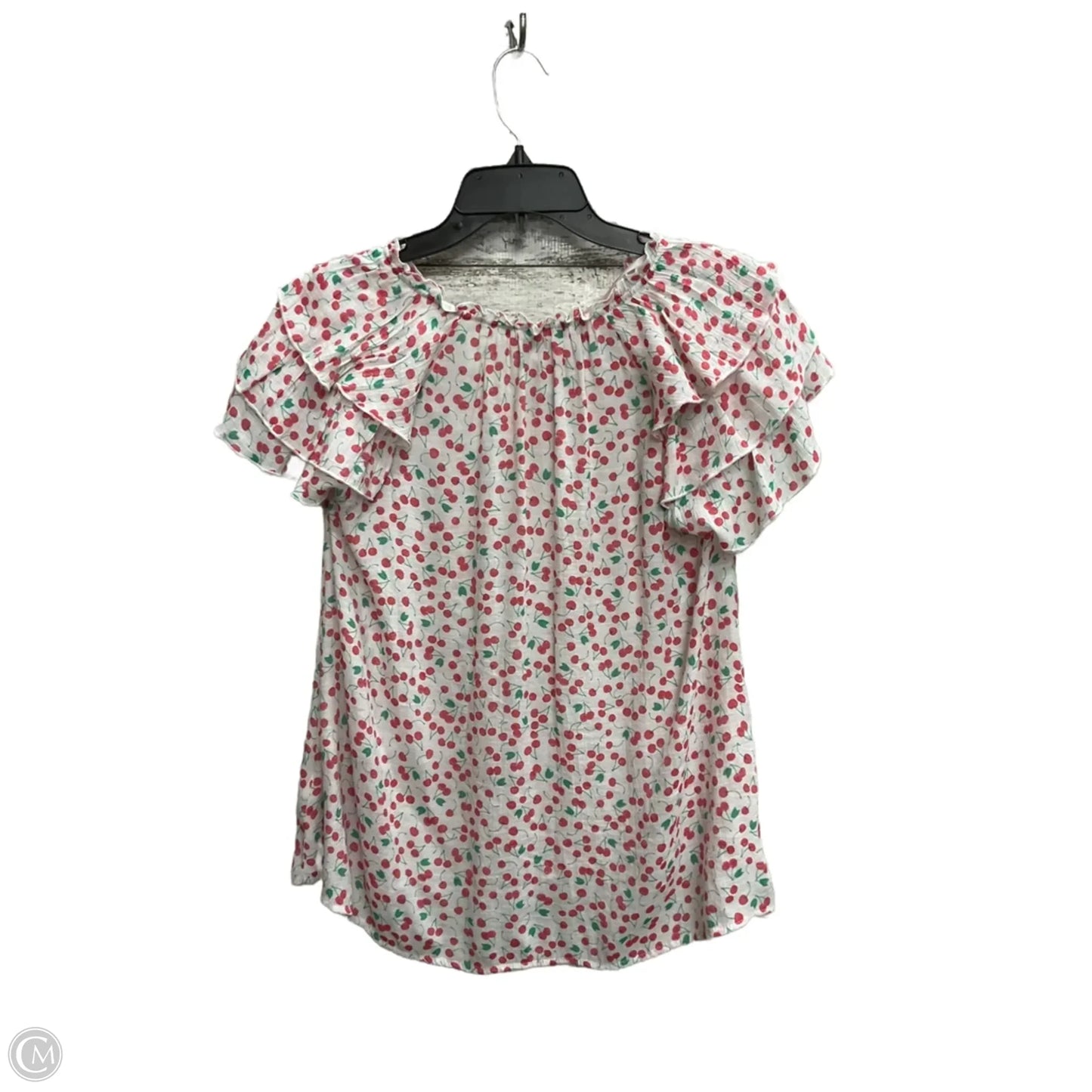 Top Short Sleeve By Nanette Lepore In White, Size: M