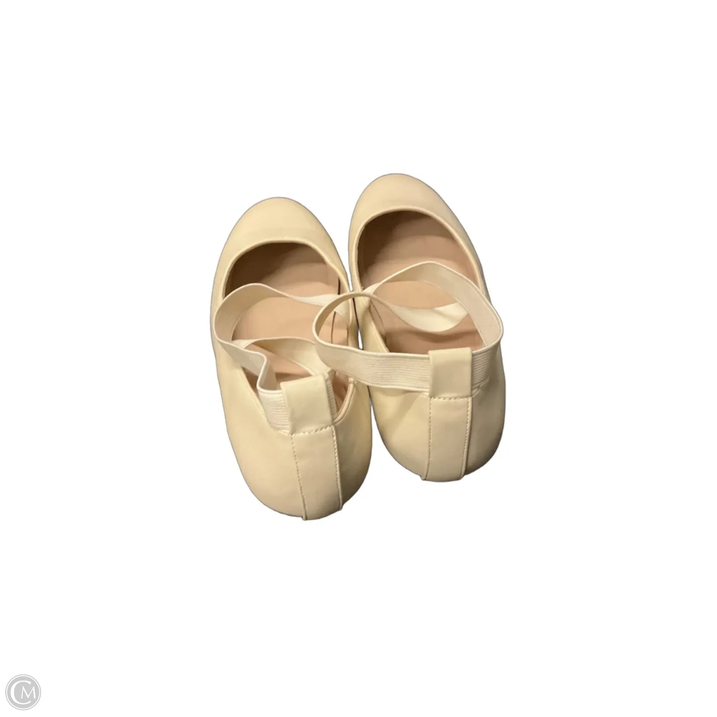 Shoes Flats By Clothes Mentor In Cream, Size: 10