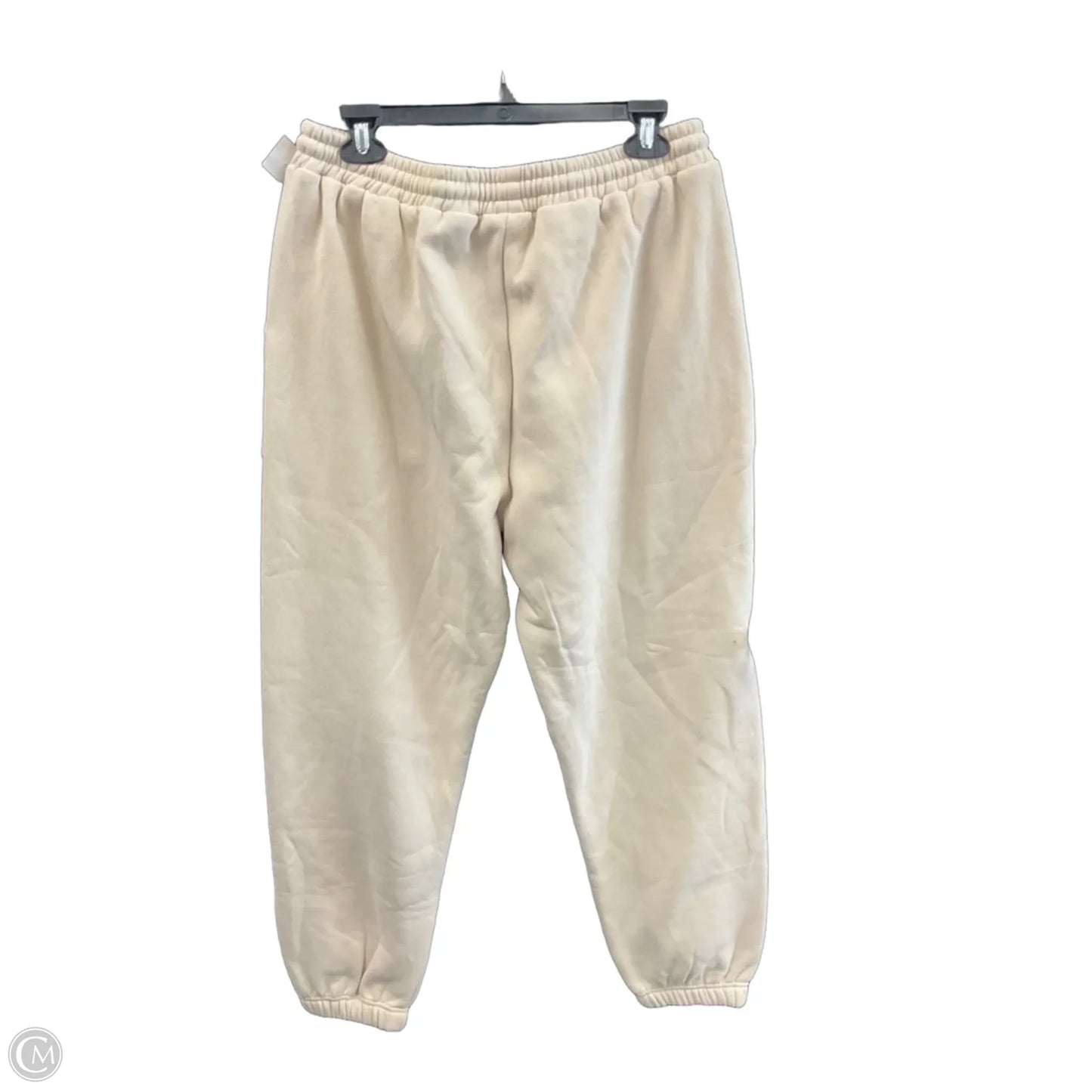 Athletic Pants By White Fox In Cream, Size: Xl