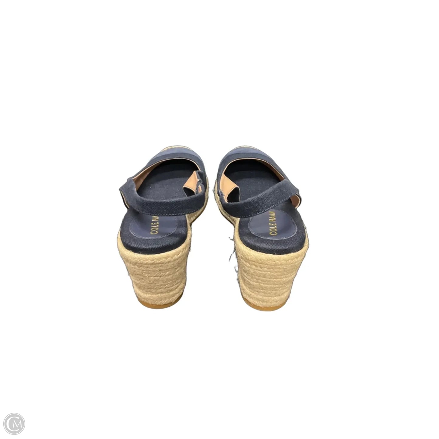 Shoes Heels Wedge By Cole-haan In Blue, Size: 10
