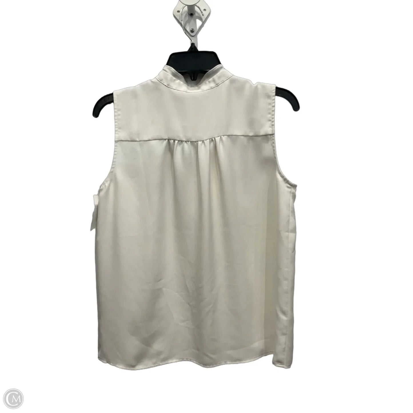 Top Sleeveless By Ann Taylor In Cream, Size: S