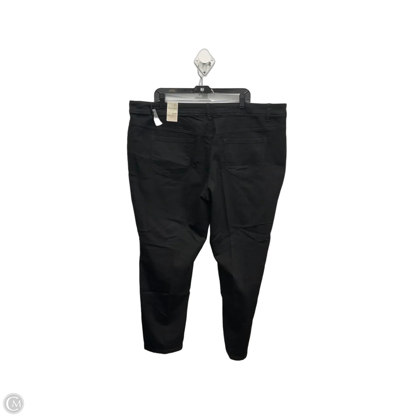 Jeans Skinny By America Rag In Black Denim, Size: 22