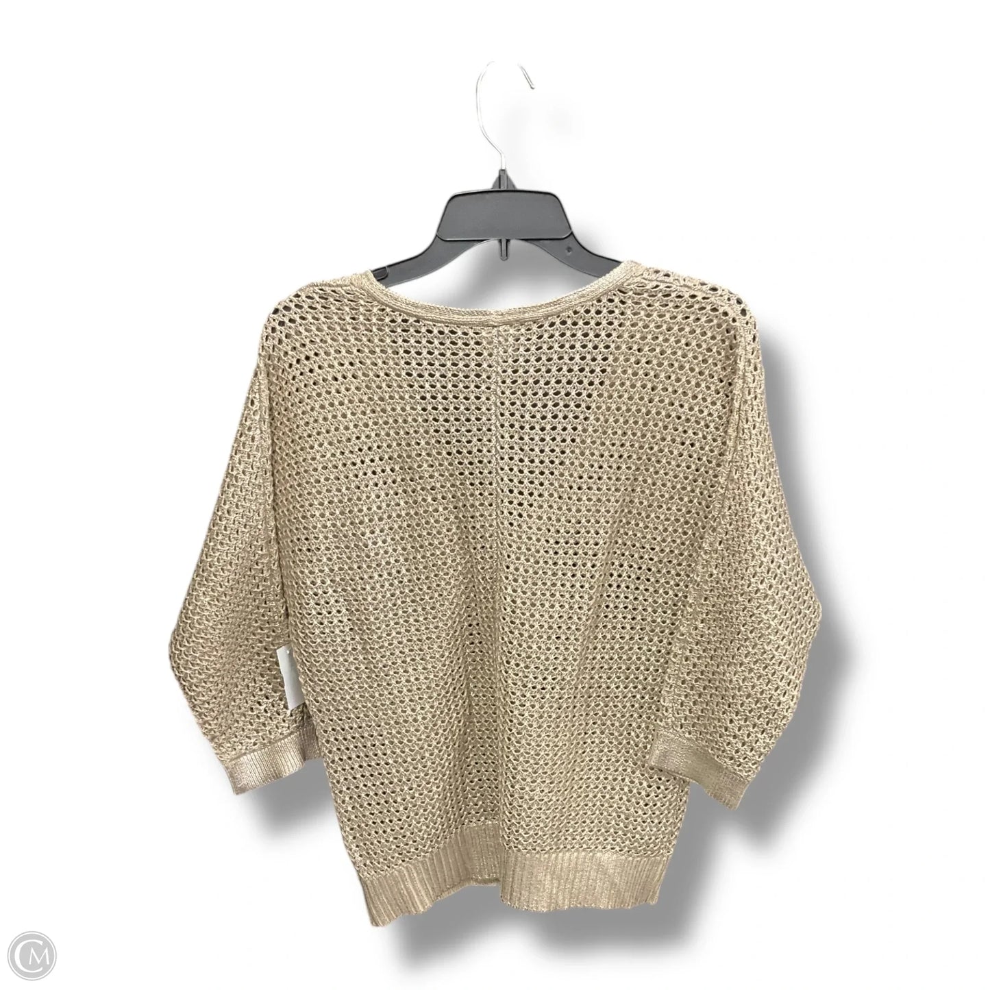 Top Long Sleeve By Chicos In Gold, Size: 0