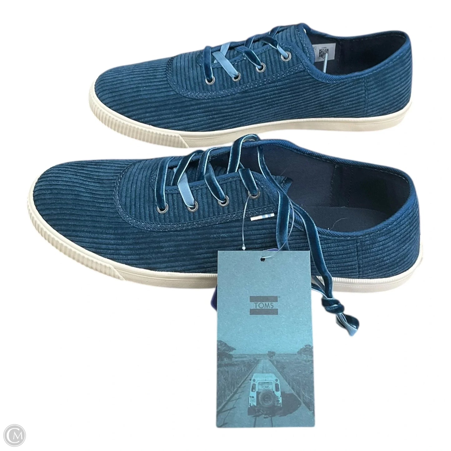 Shoes Sneakers By Toms In Blue, Size: 9