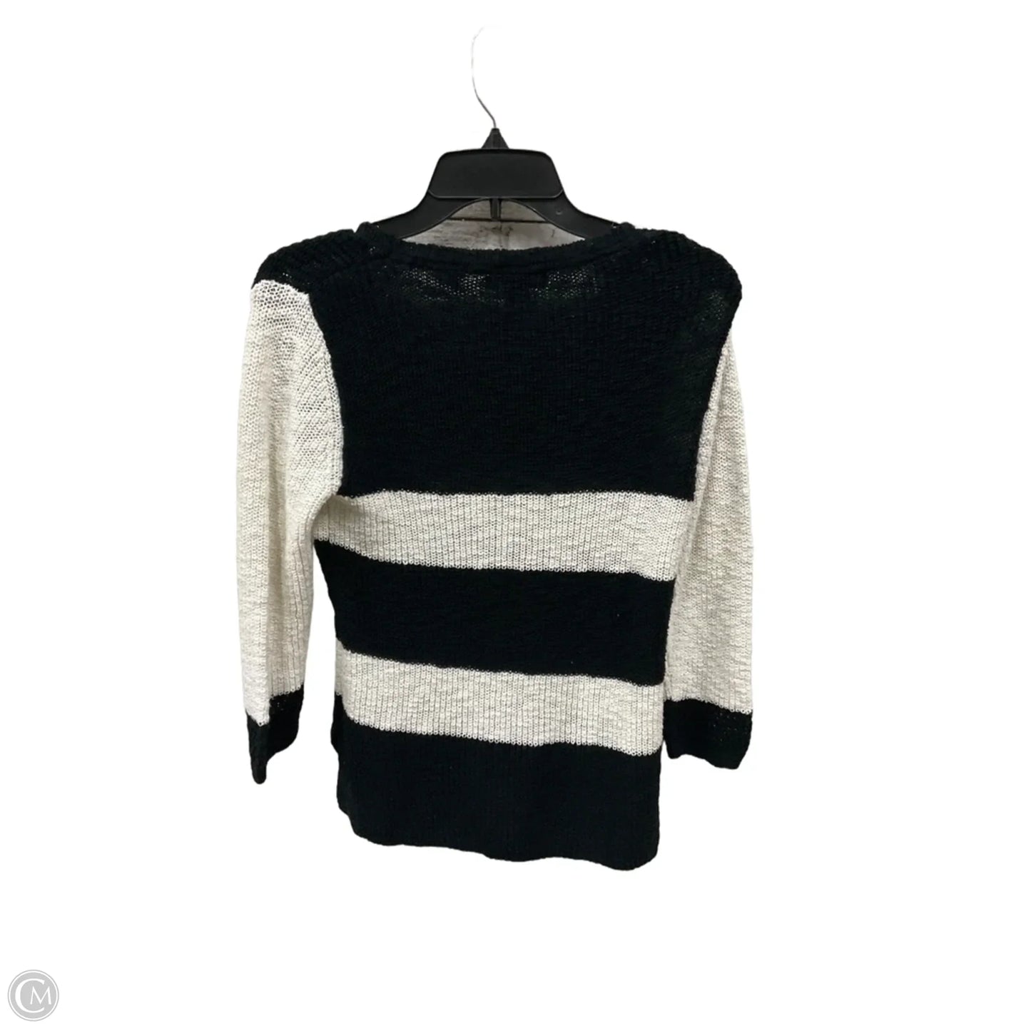 Sweater By Style And Company In Black & White, Size: M