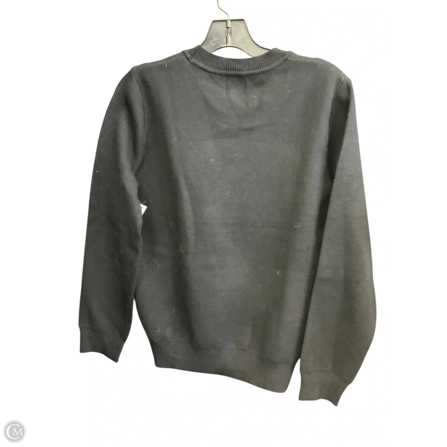 Sweater By Clothes Mentor In Black, Size: L