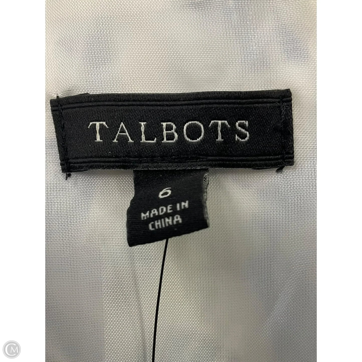 Dress Casual Short By Talbots In Blue & White, Size: S