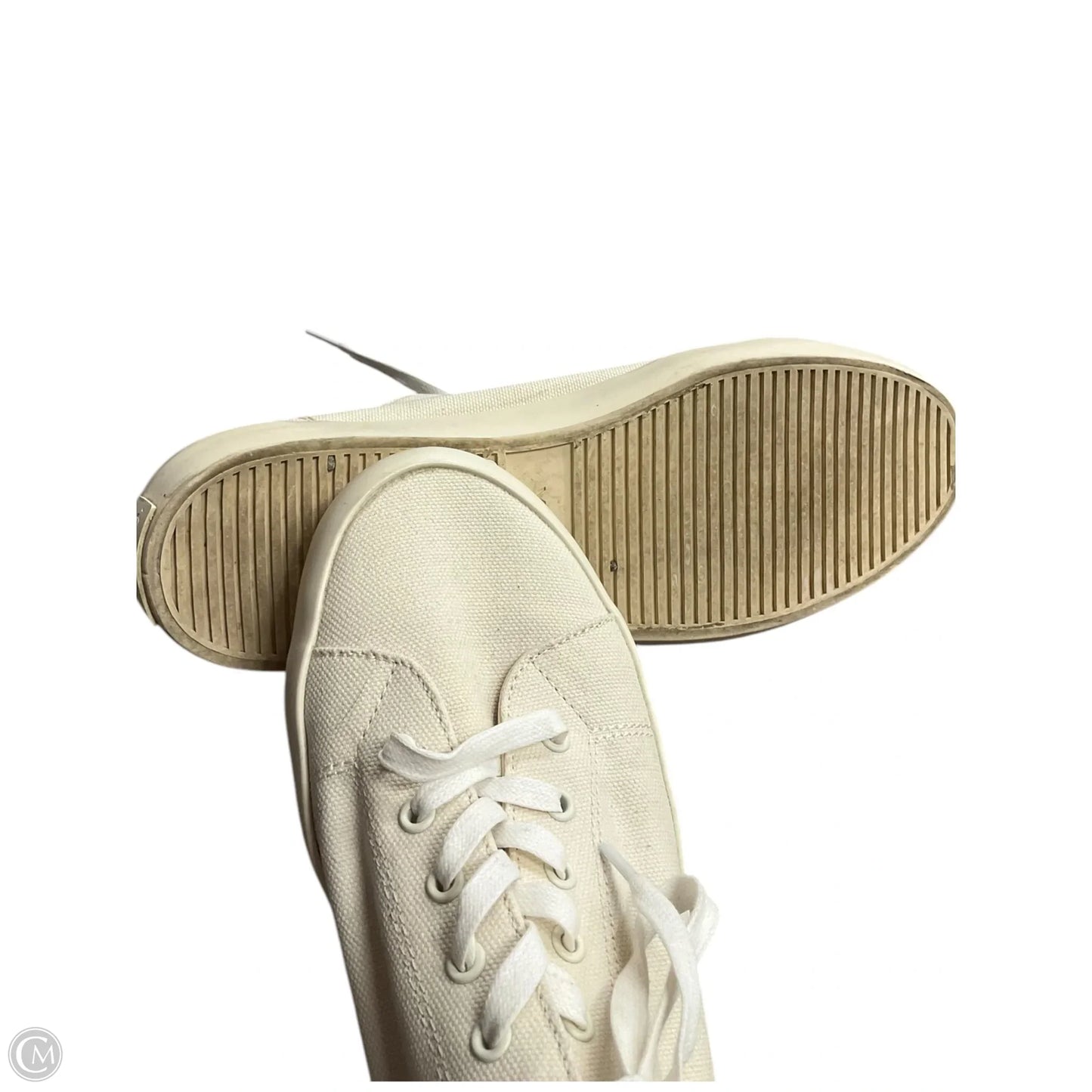 Shoes Athletic By Vince In Cream, Size: 11