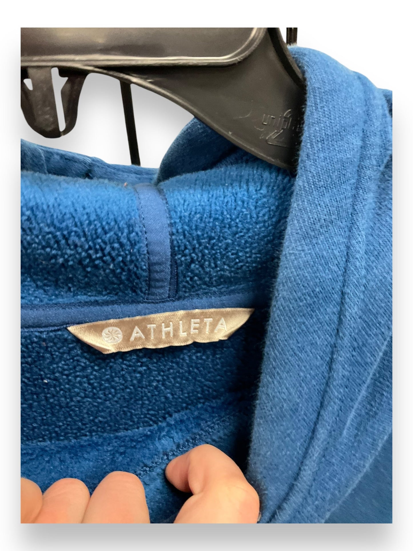 Athletic Sweatshirt Hoodie By Athleta In Teal, Size: Xs