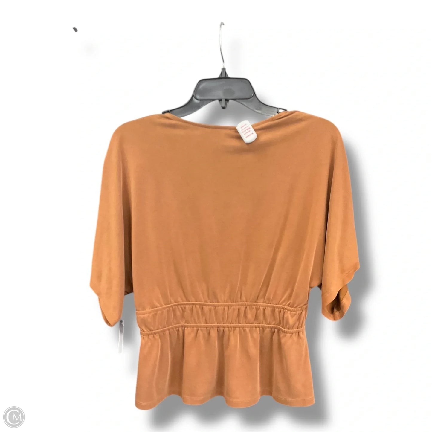 Top Short Sleeve By Lucky Brand In Brown, Size: S