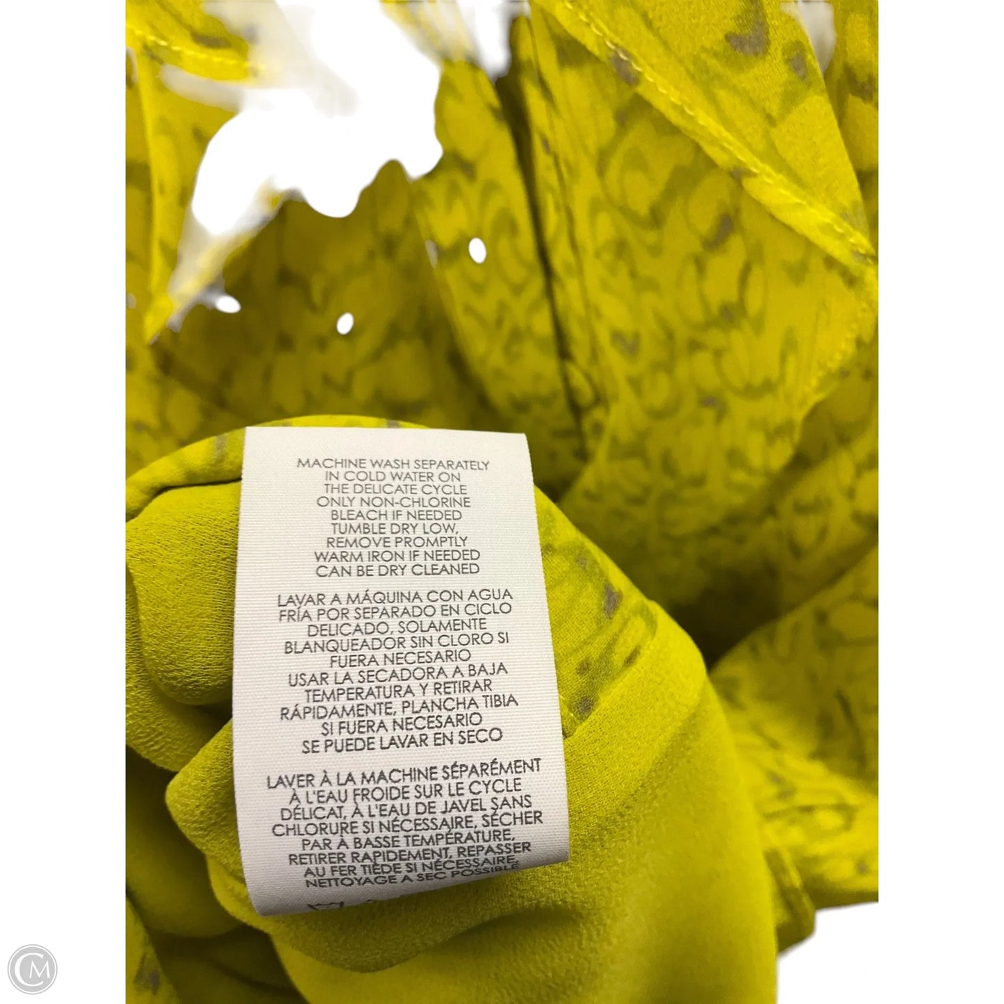 Blouse Sleeveless By Cabi In Green, Size: Xs