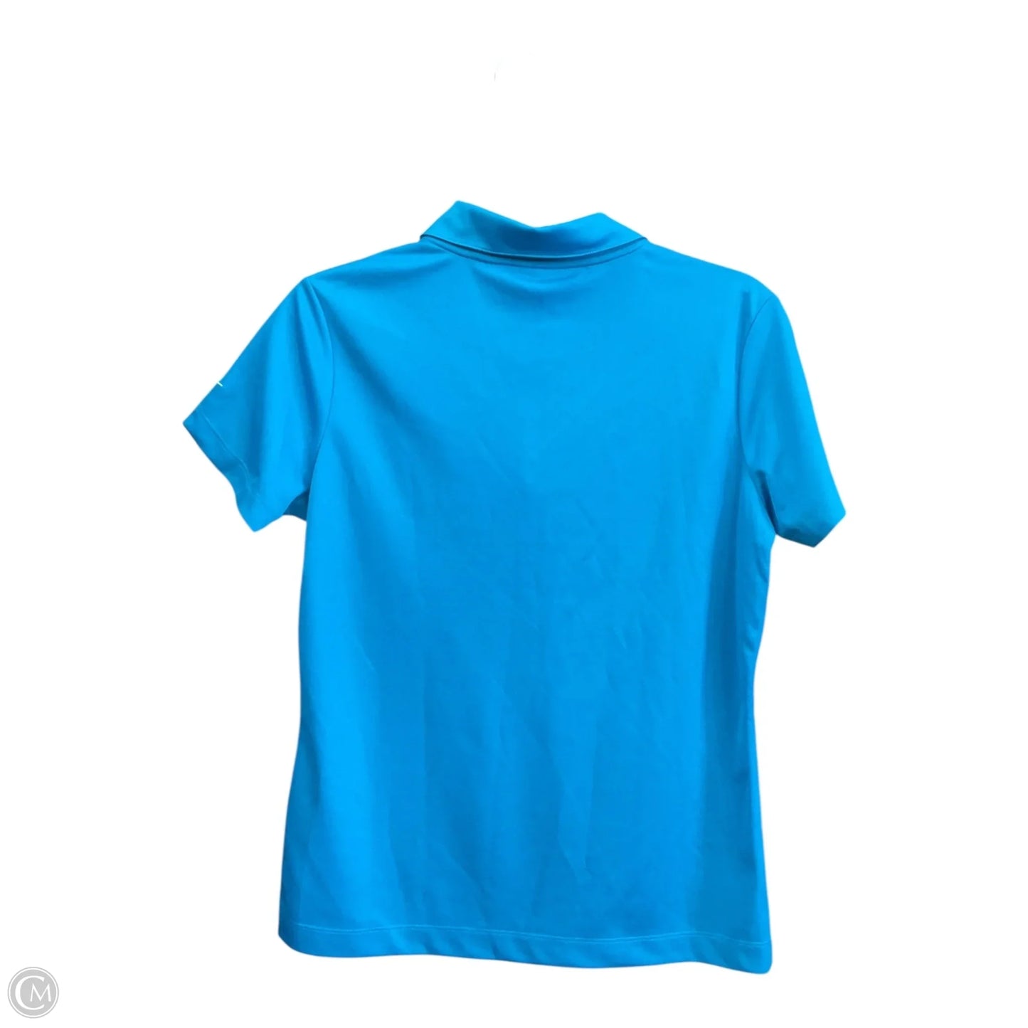 Athletic Top Short Sleeve By Nike Apparel In Aqua, Size: M