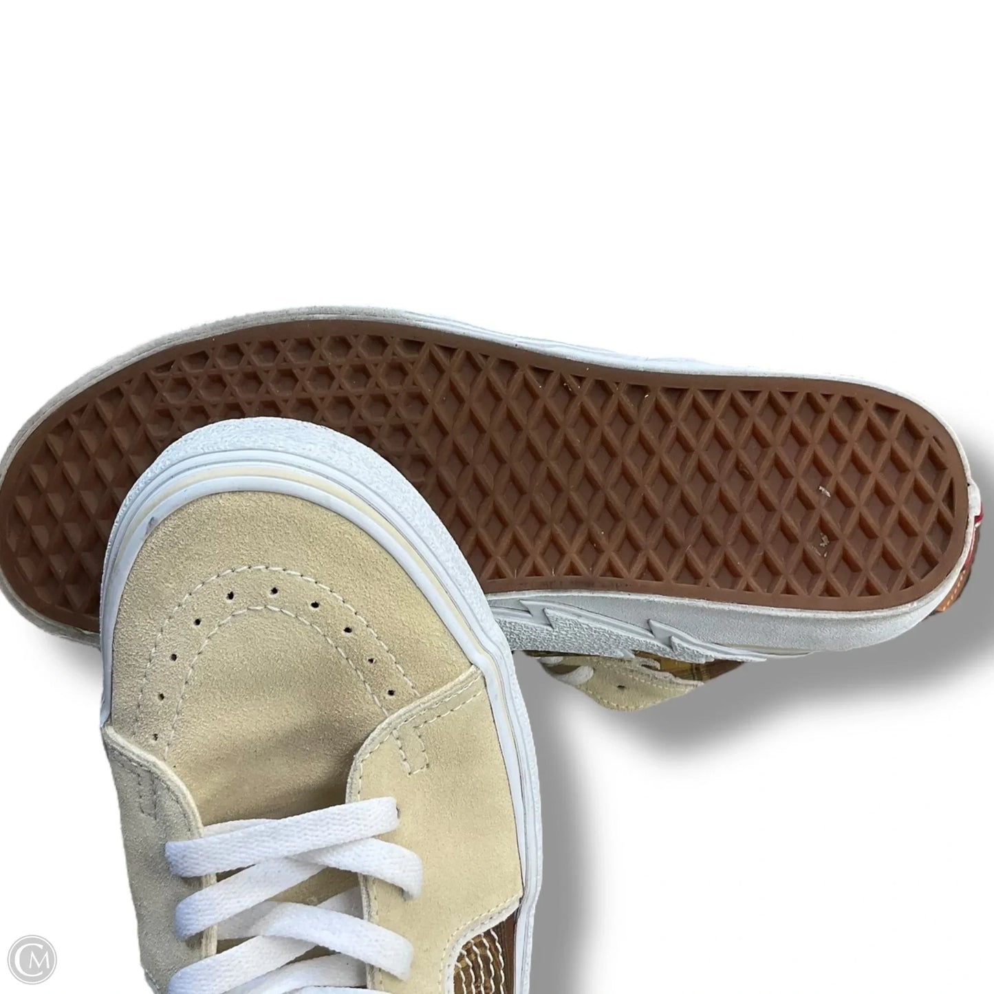 Shoes Sneakers By Vans In Brown & Cream, Size: 11