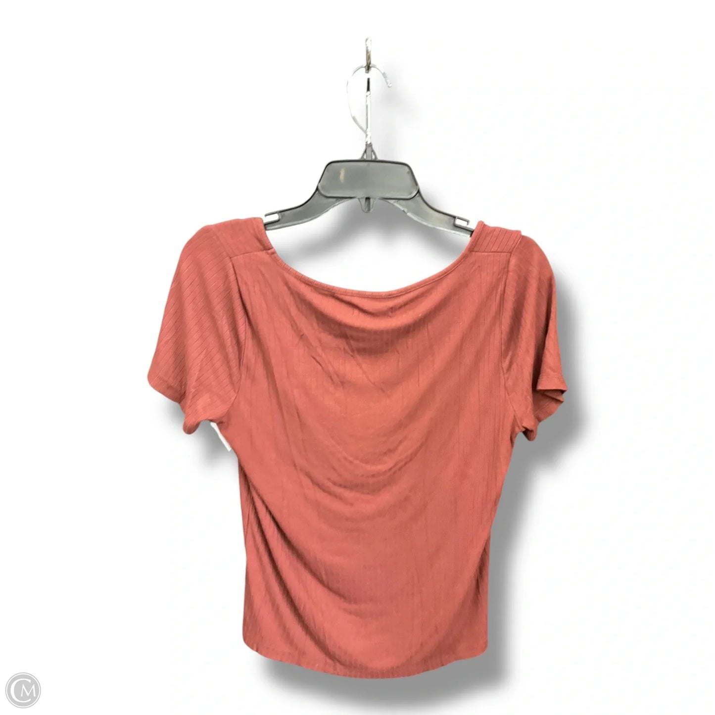 Top Short Sleeve By Madewell In Brown, Size: M