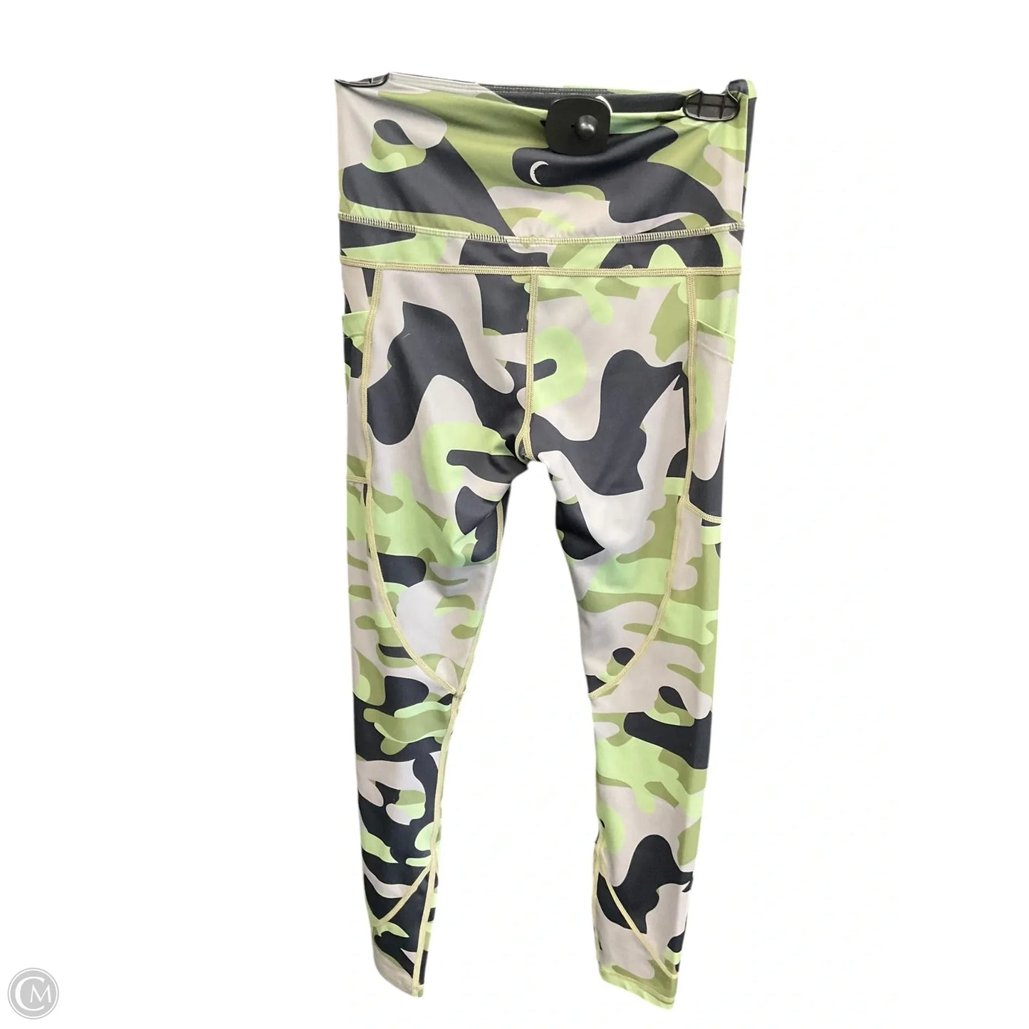 Athletic Leggings By Zyia In Camouflage Print, Size: S