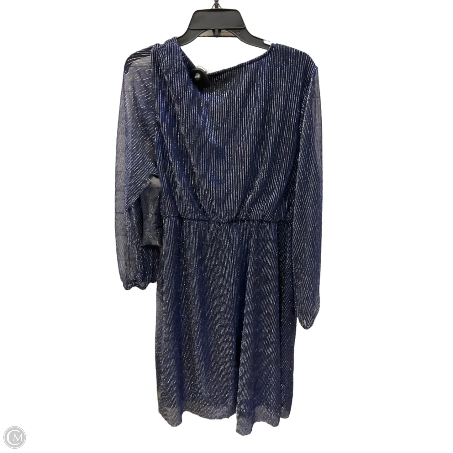 Dress Party Midi By Lane Bryant In Black & Gold, Size: 2x