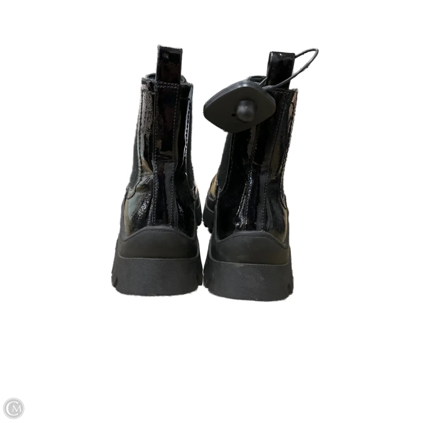 Boots Ankle Heels By Mix No 6 In Black, Size: 9.5