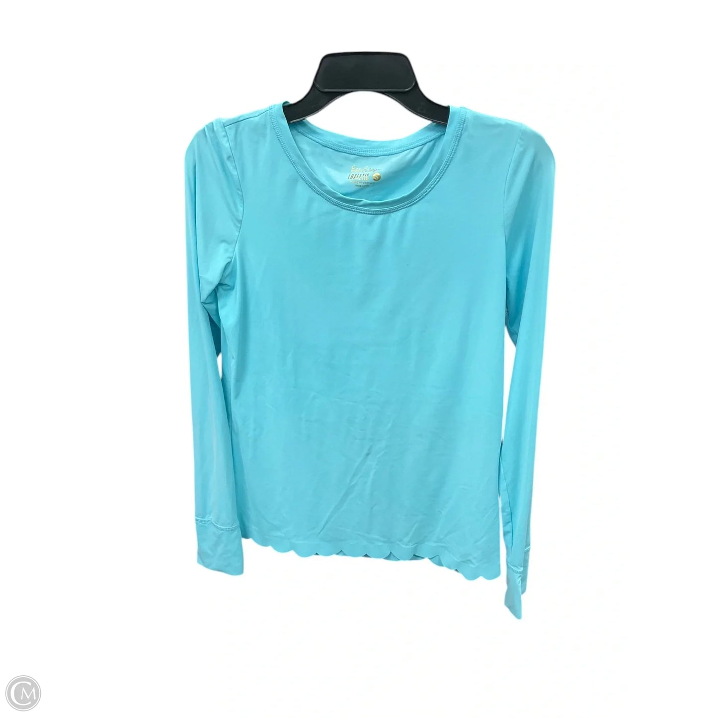 Top Long Sleeve Designer By Lilly Pulitzer In Blue, Size: S
