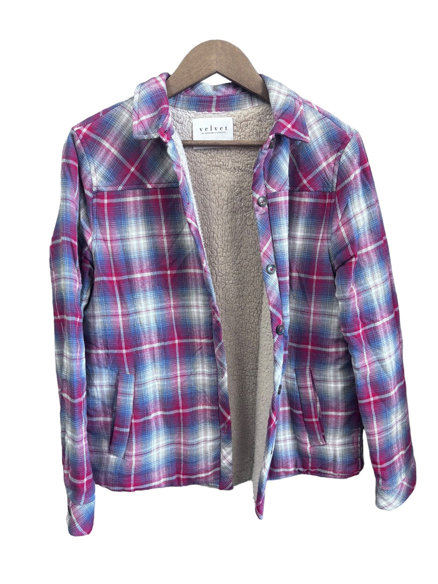 Jacket Faux Fur & Sherpa By Velvet Size: S