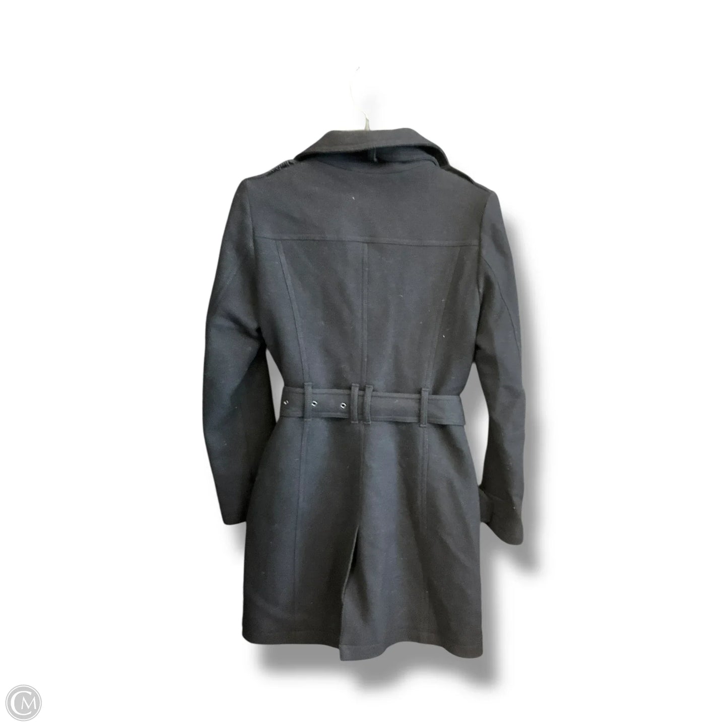 Coat Luxury Designer By Burberry In Black, Size: S