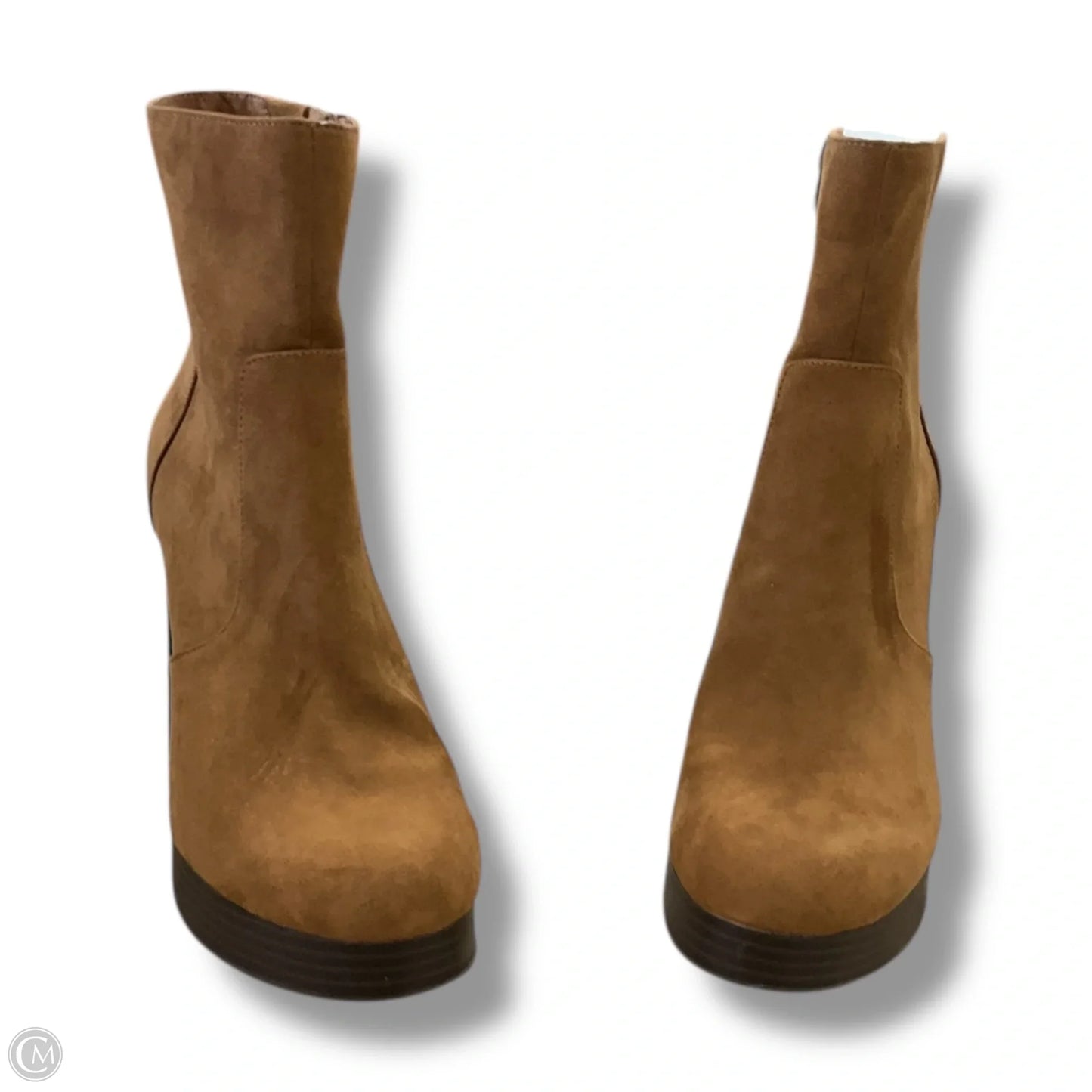 Shoes Heels Block By Clothes Mentor In Brown, Size: 11