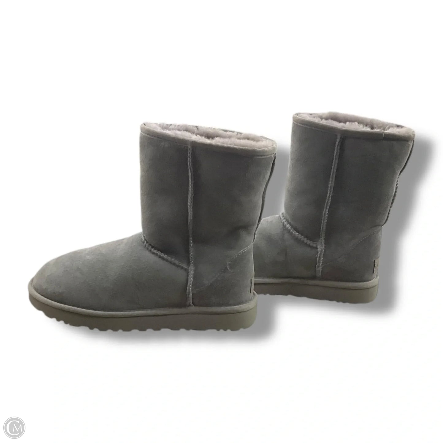 Boots Designer By Ugg In Grey, Size: 9