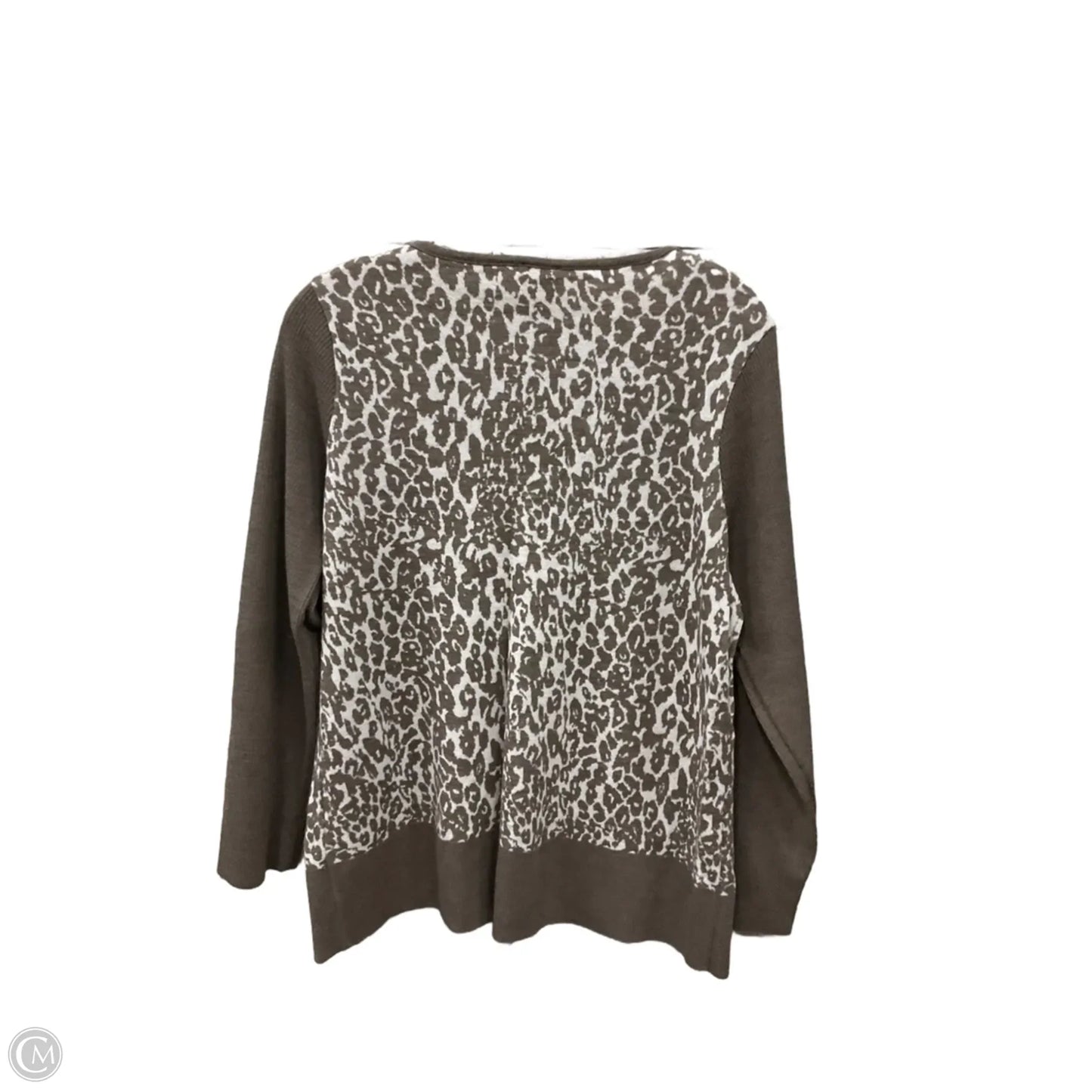 Top Long Sleeve By Chicos In Animal Print, Size: L