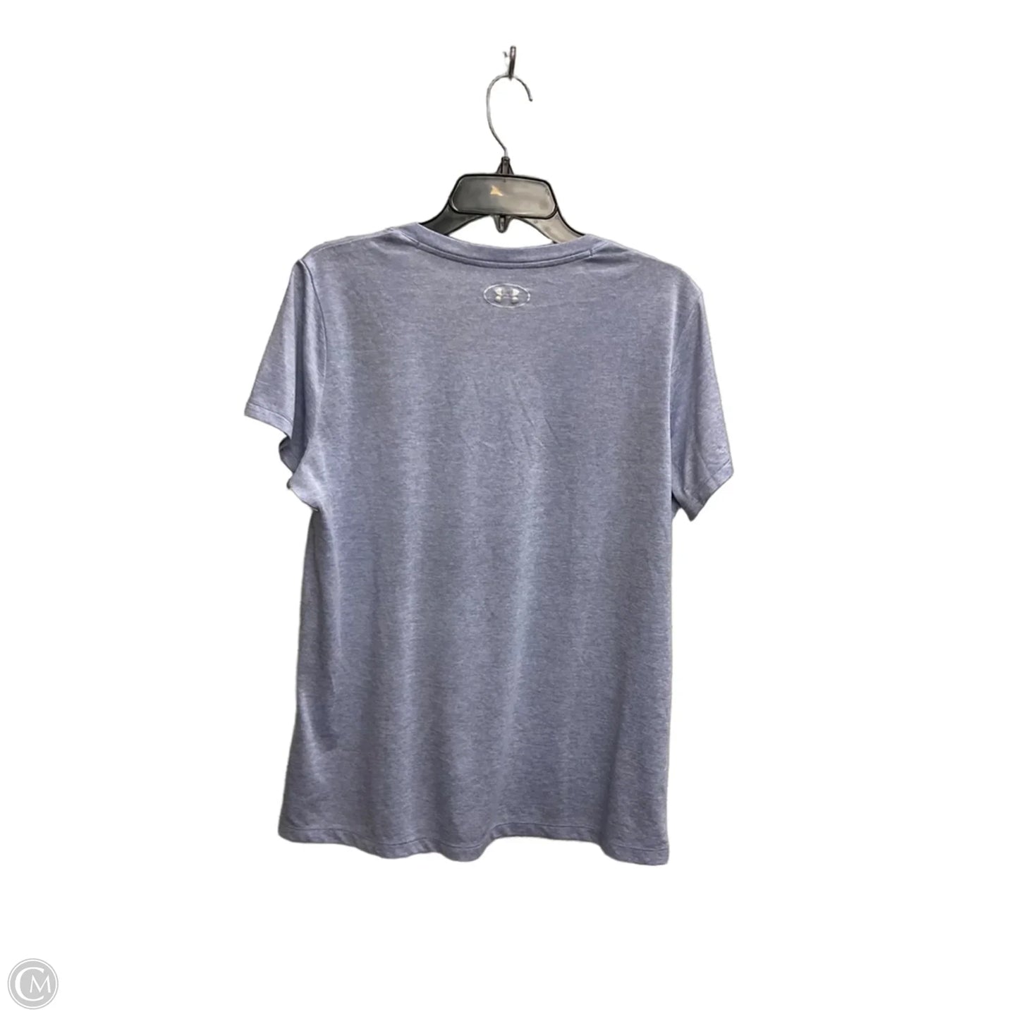 Athletic Top Short Sleeve By Under Armour In Blue, Size: Xl