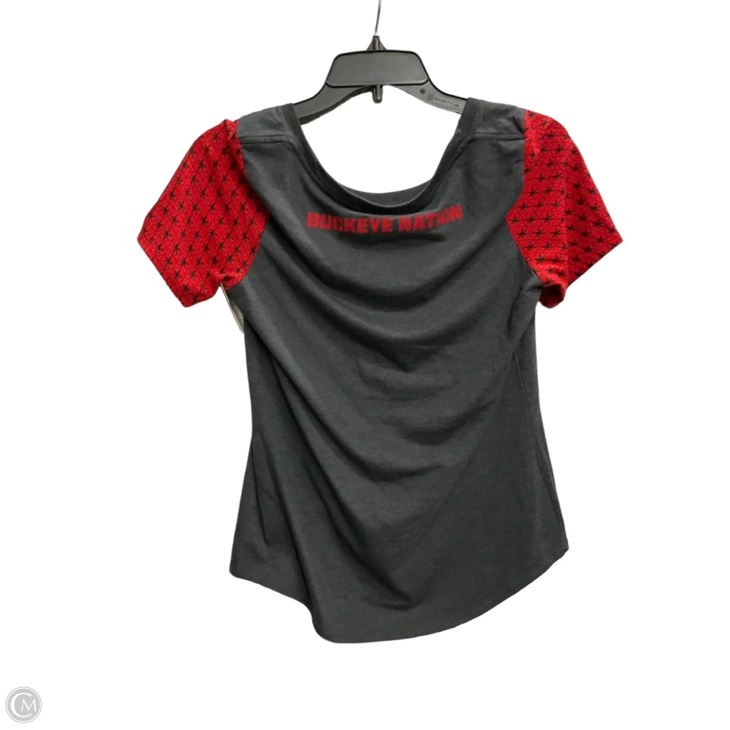 Top Short Sleeve By Nike Apparel In Grey, Size: M