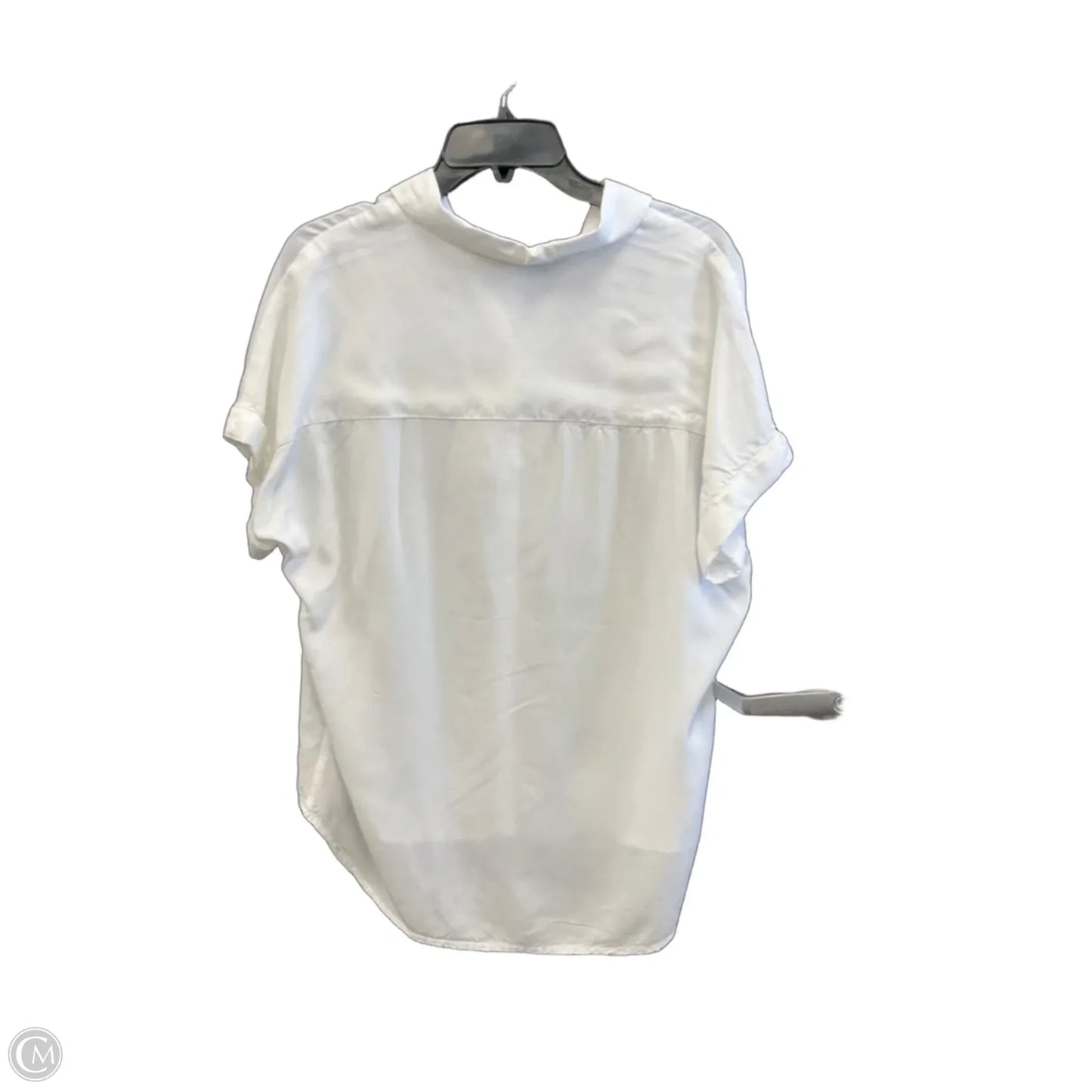 Blouse Short Sleeve By Beachlunchlounge In White, Size: L