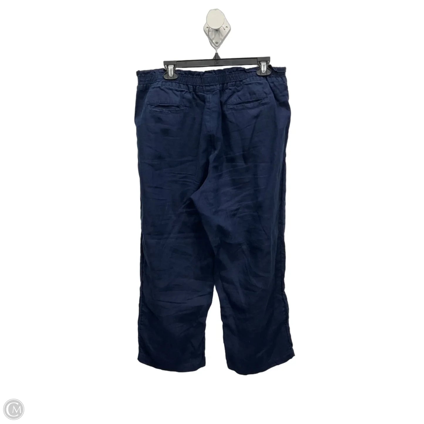 Pants Linen By Charter Club In Navy, Size: 12