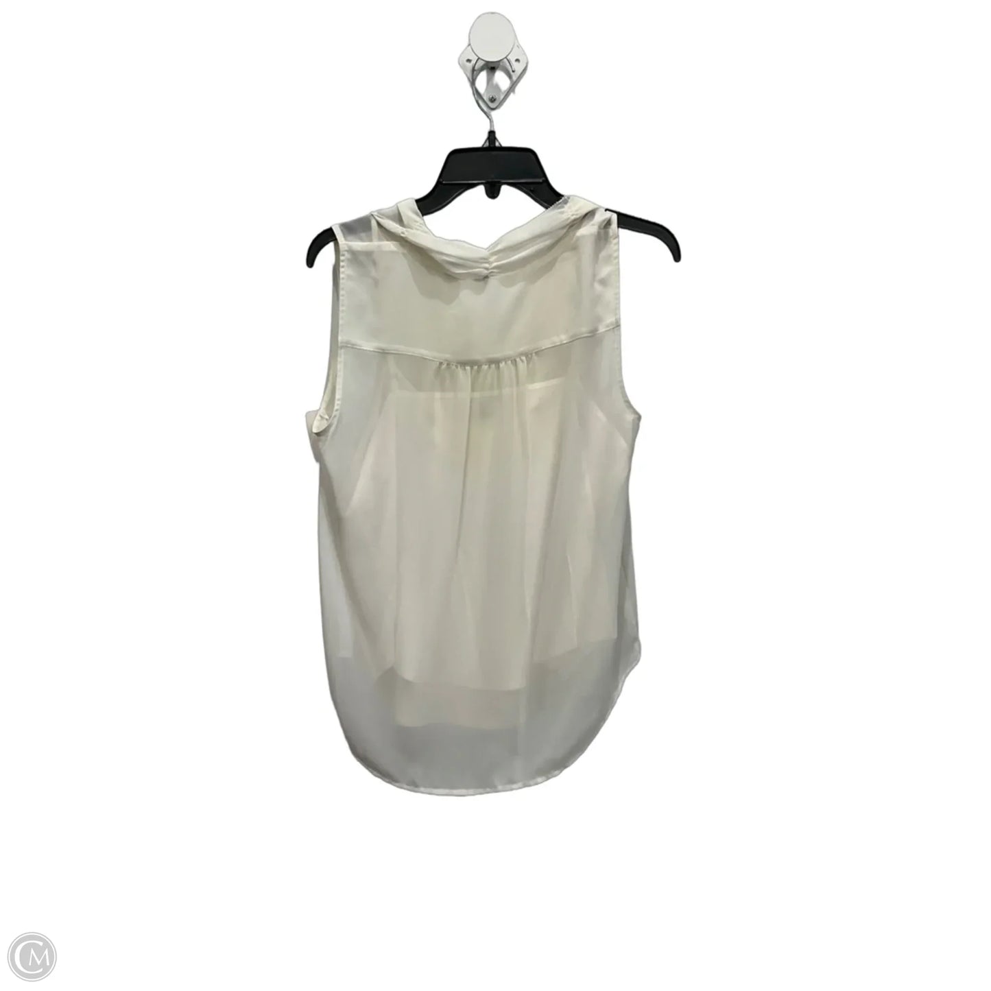 Top Sleeveless By Ann Taylor In Cream, Size: Lp