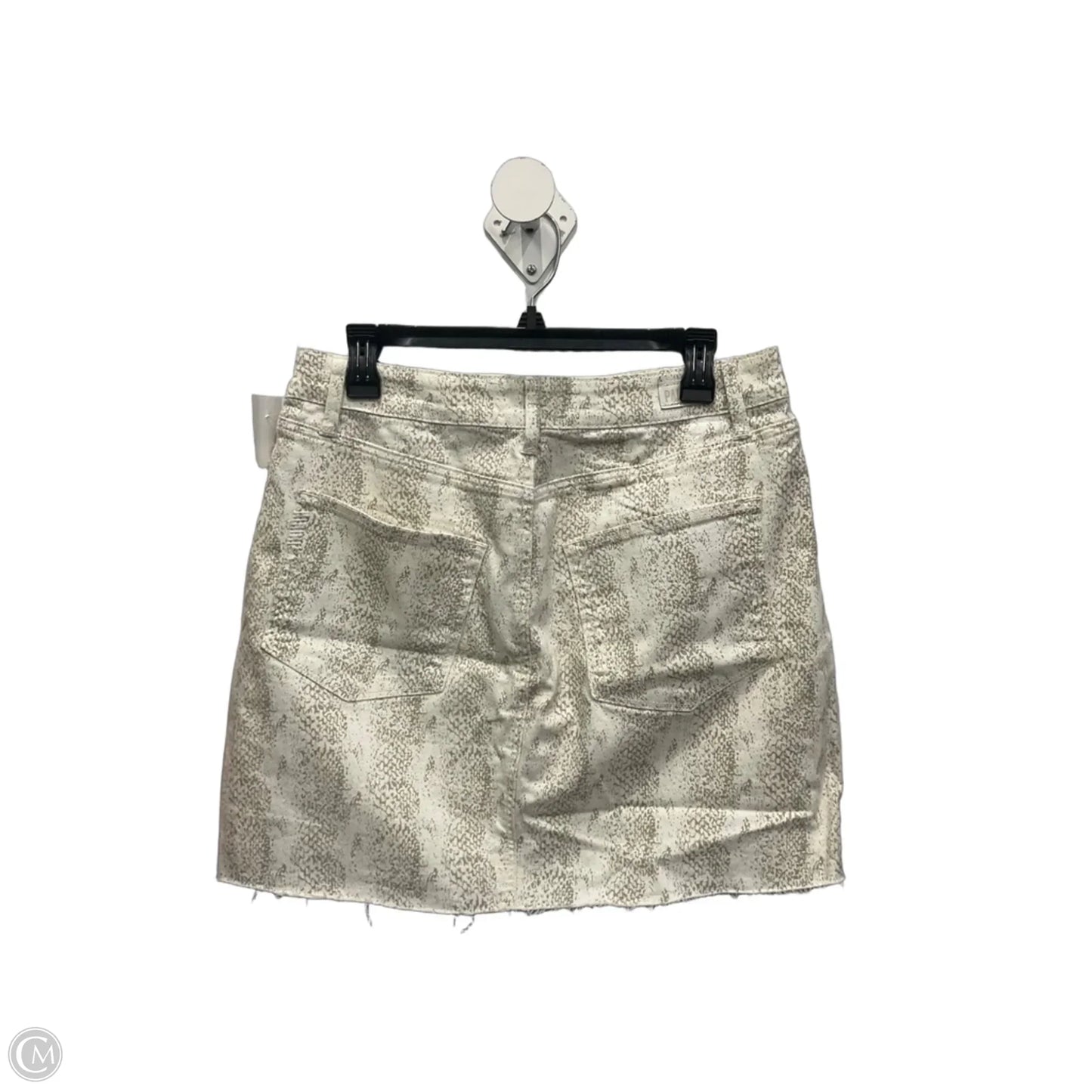 Skirt Mini & Short By Paige In Snakeskin Print, Size: 8