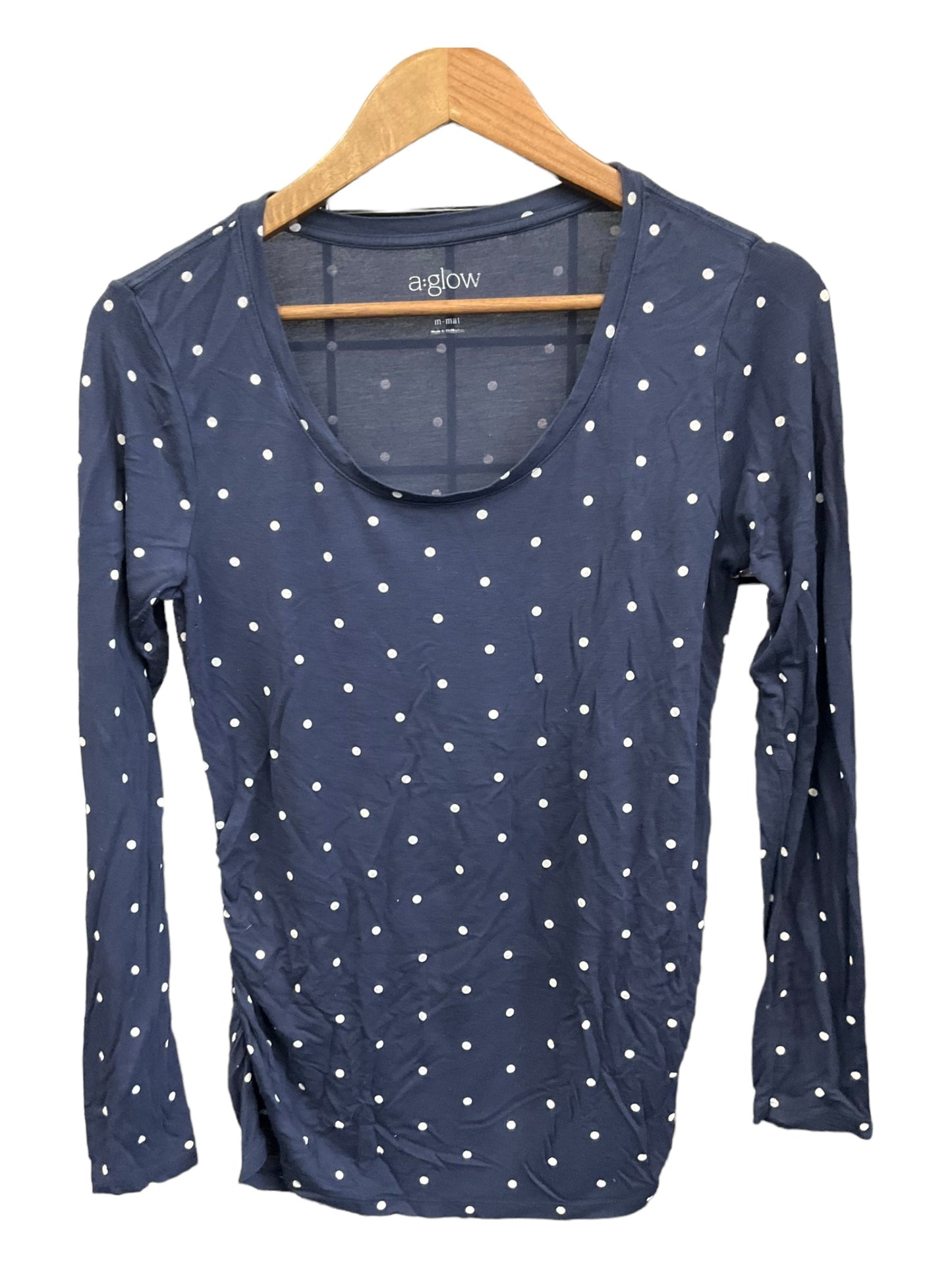Maternity Top Long Sleeve By A Glow Size: M