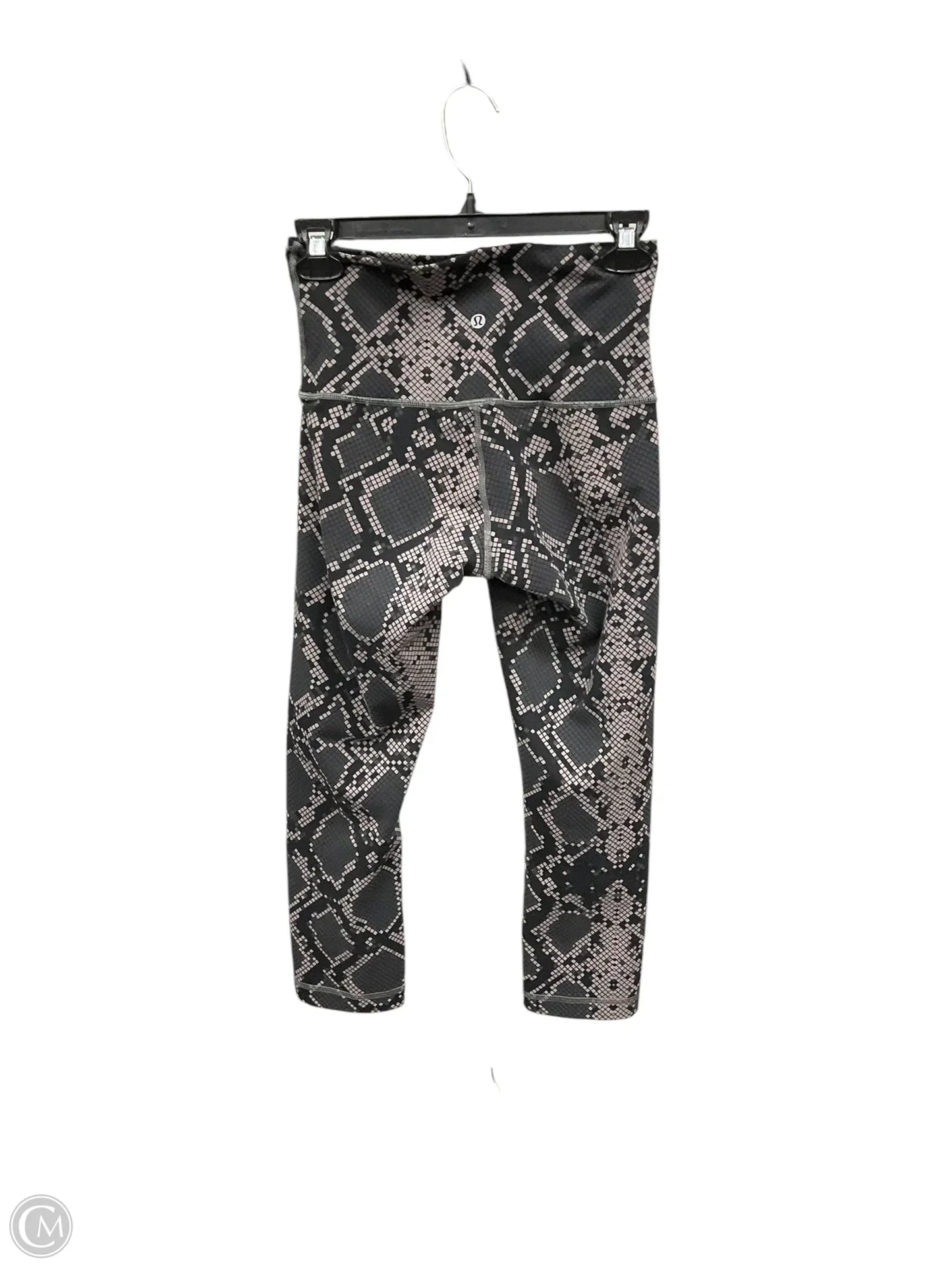 Athletic Leggings By Lululemon In Snakeskin Print, Size: S