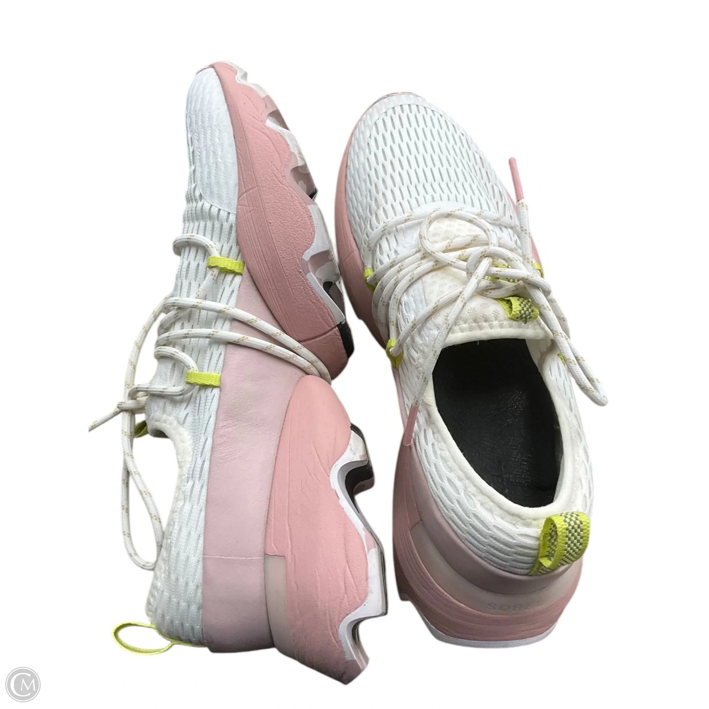 Shoes Athletic By Sorel In Pink & White, Size: 8