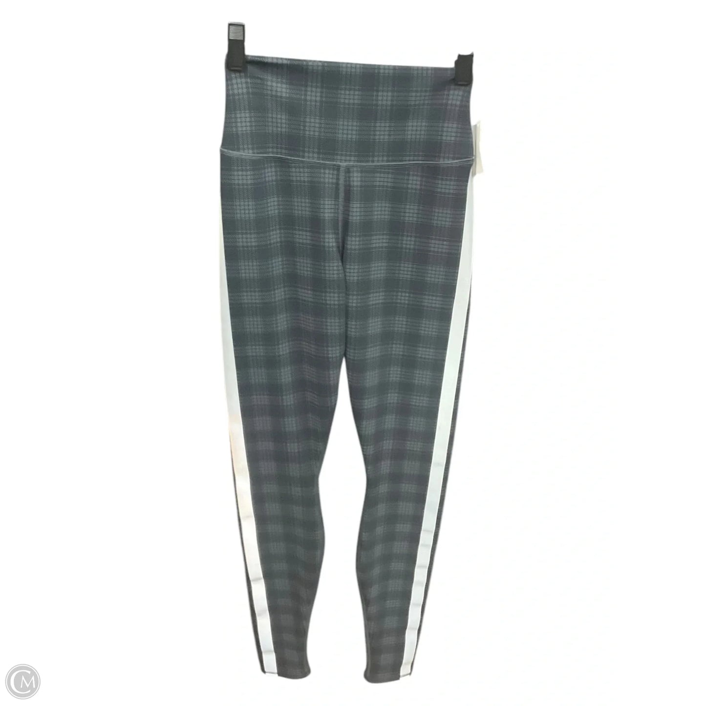 Athletic Leggings By Alo In Plaid Pattern, Size: Xs