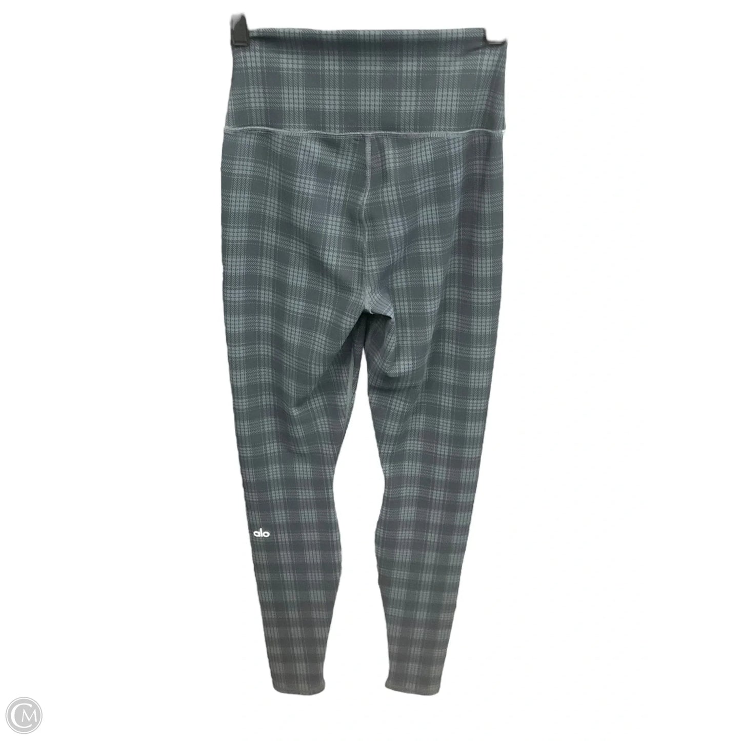 Athletic Leggings By Alo In Plaid Pattern, Size: Xs