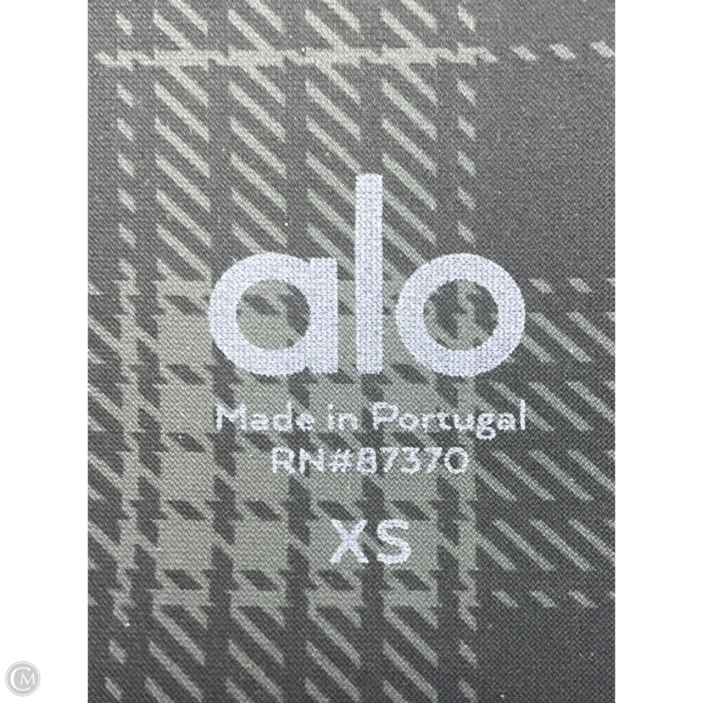Athletic Leggings By Alo In Plaid Pattern, Size: Xs