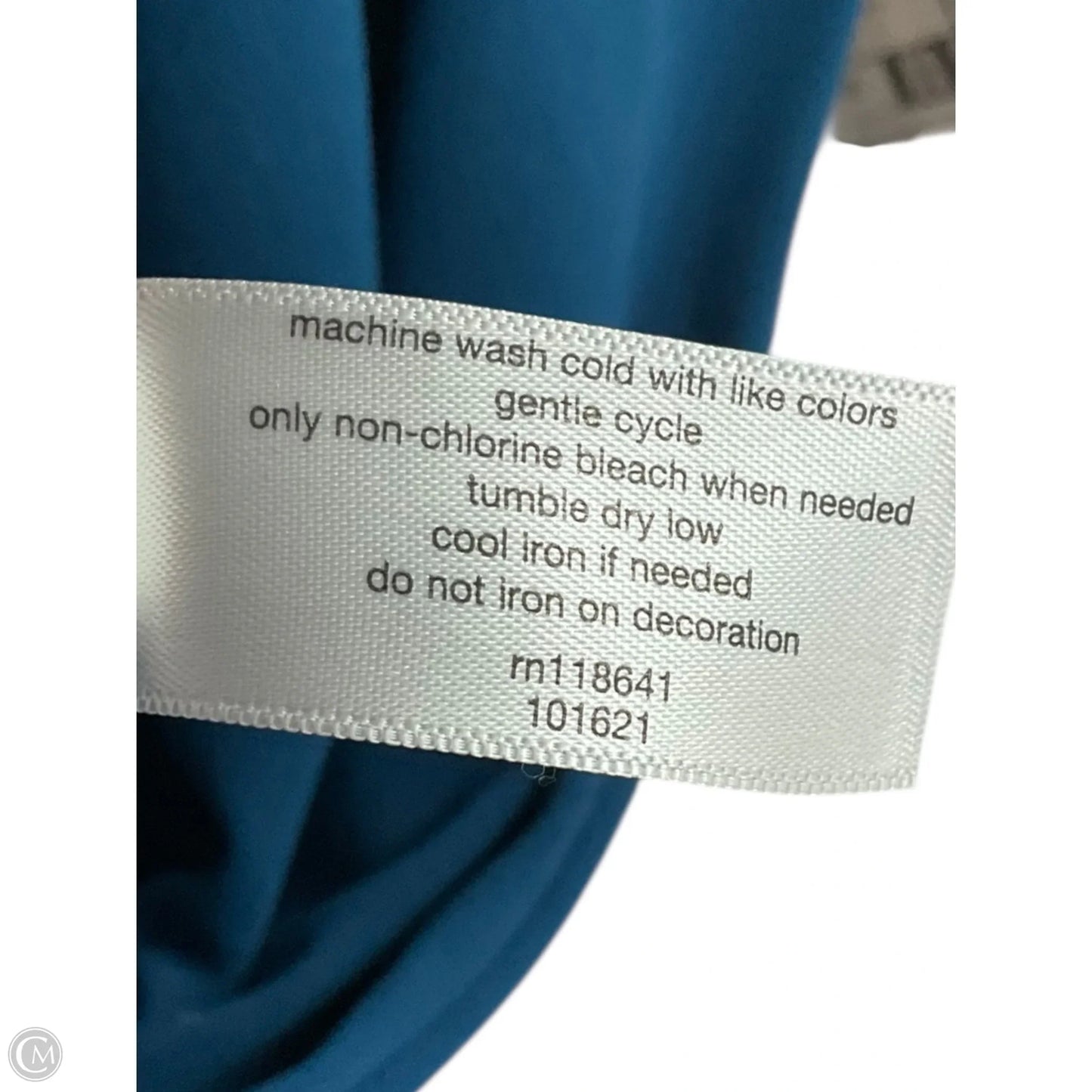 Athletic Top Short Sleeve By Livi Active In Teal, Size: 2x