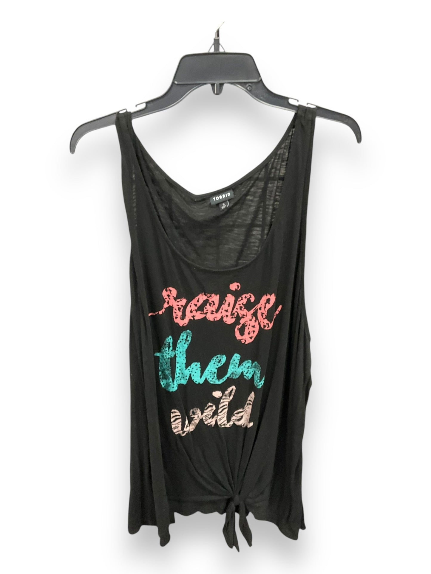 Tank Top By Torrid In Black & Pink, Size: Xxxl