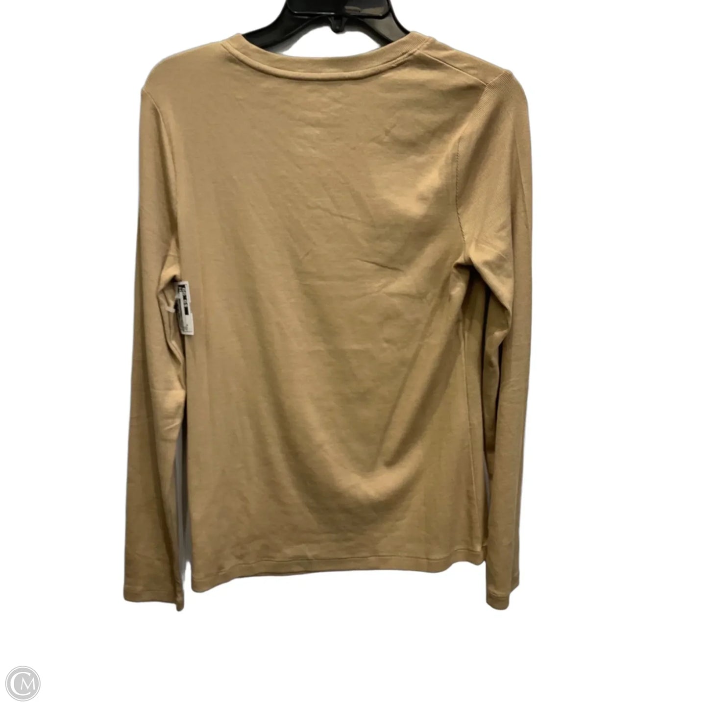 Top Long Sleeve By A New Day In Tan, Size: M