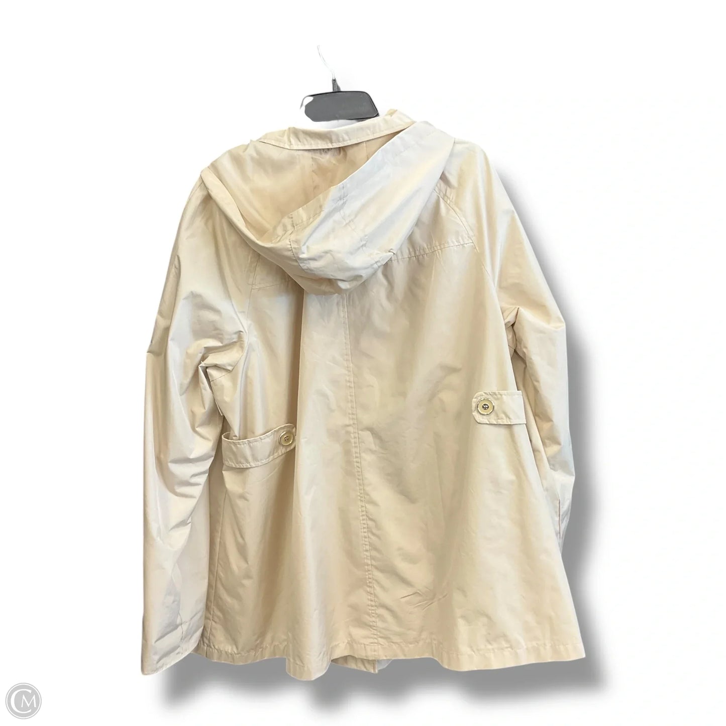 Jacket Windbreaker By White Stag In Cream, Size: 3x