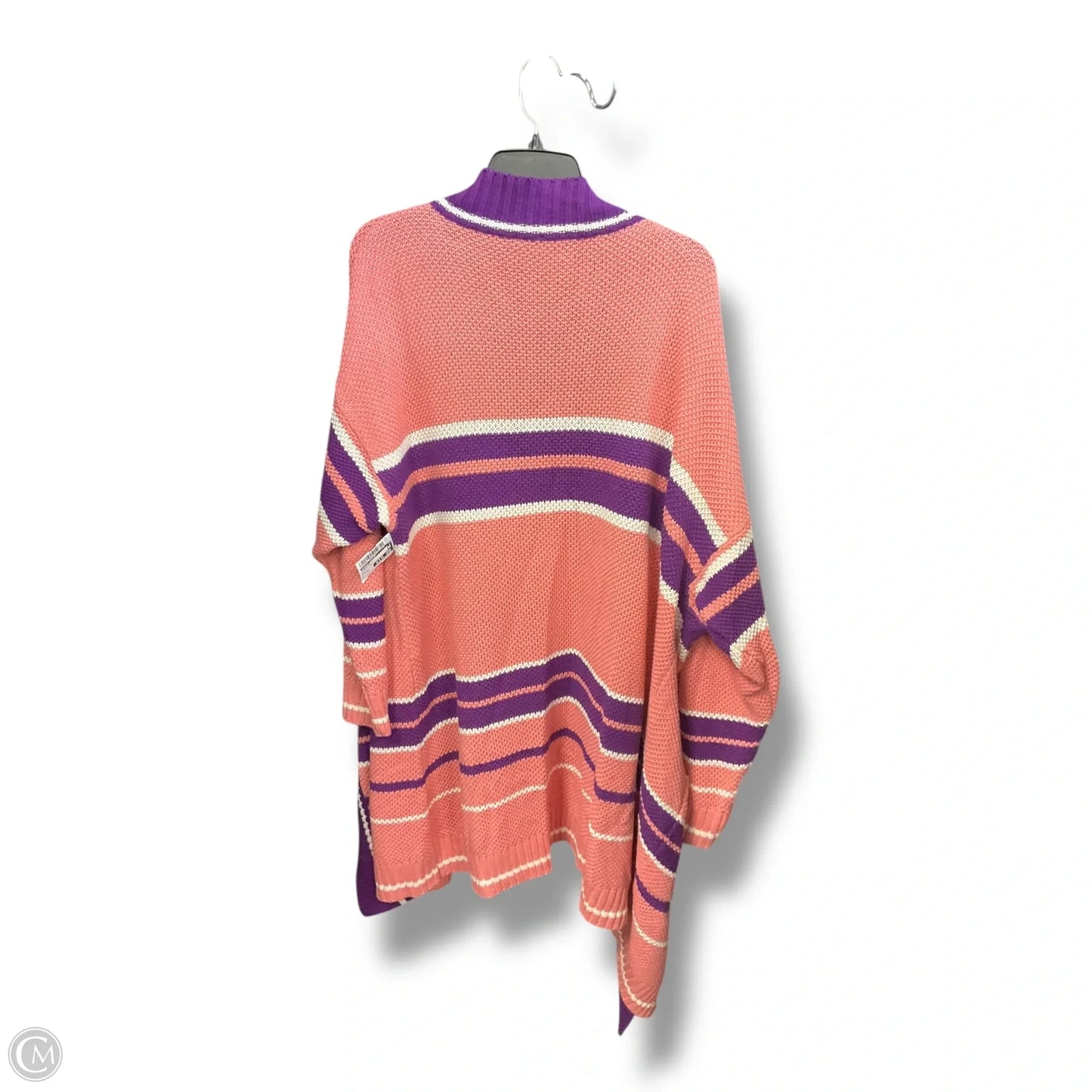 Cardigan By Ashley Stewart In Pink & Purple, Size: 22
