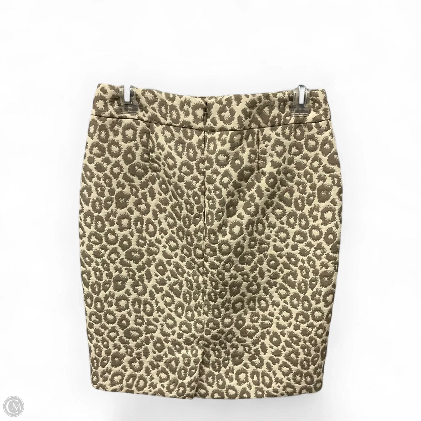 Skirt Midi By Banana Republic In Cream & Tan, Size: 2