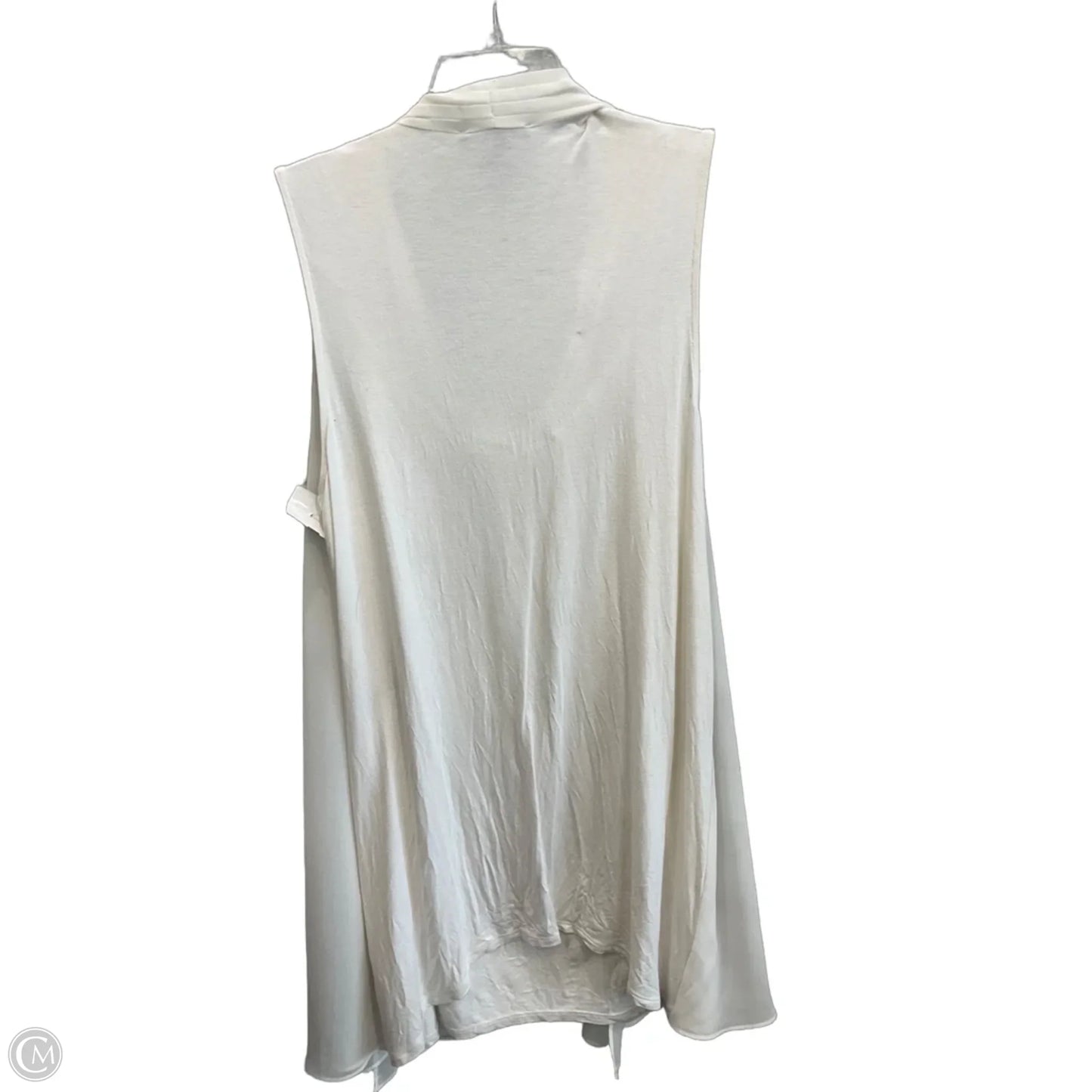 Top Sleeveless By White House Black Market In Ivory, Size: M