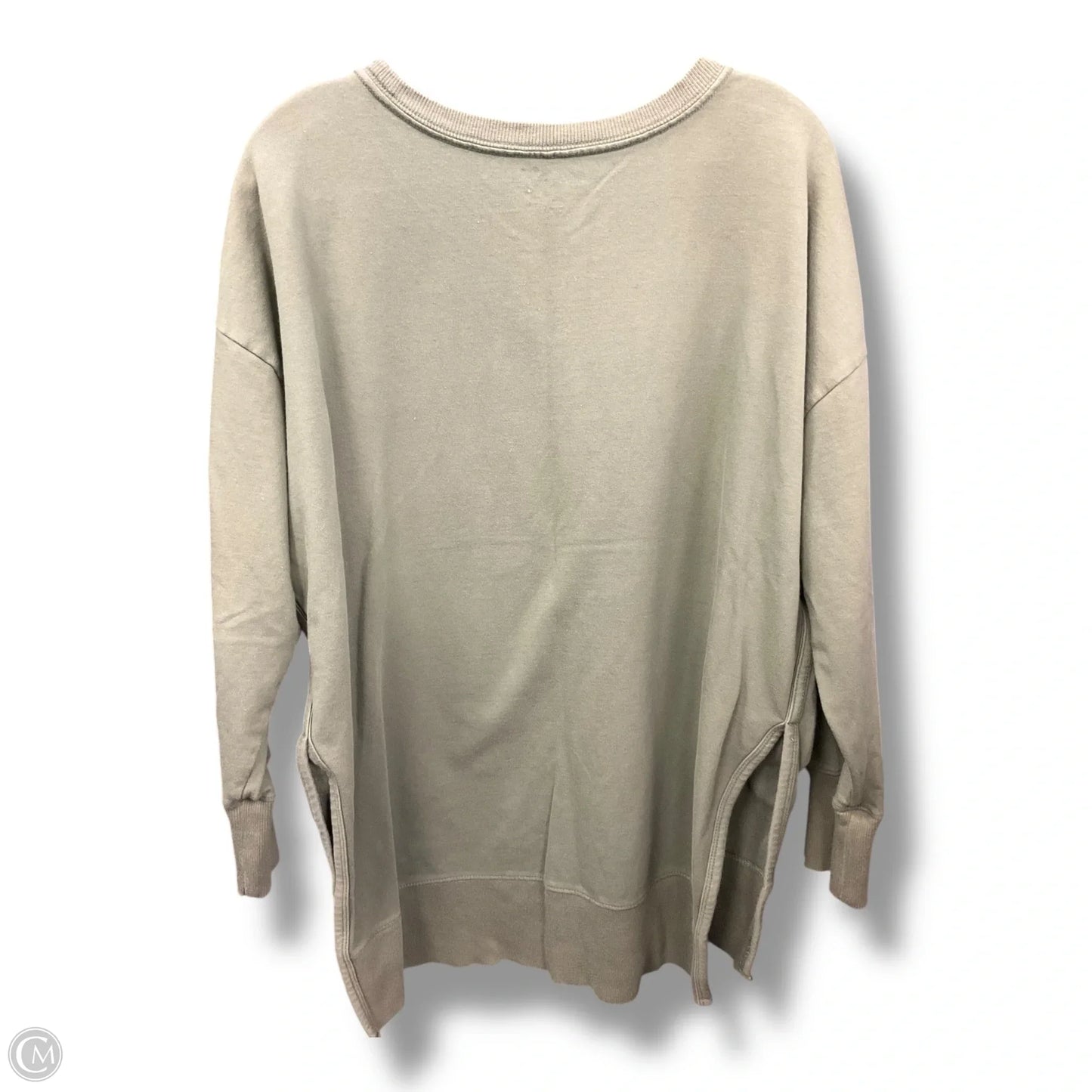 Top Long Sleeve By Terra & Sky In Green, Size: 1x
